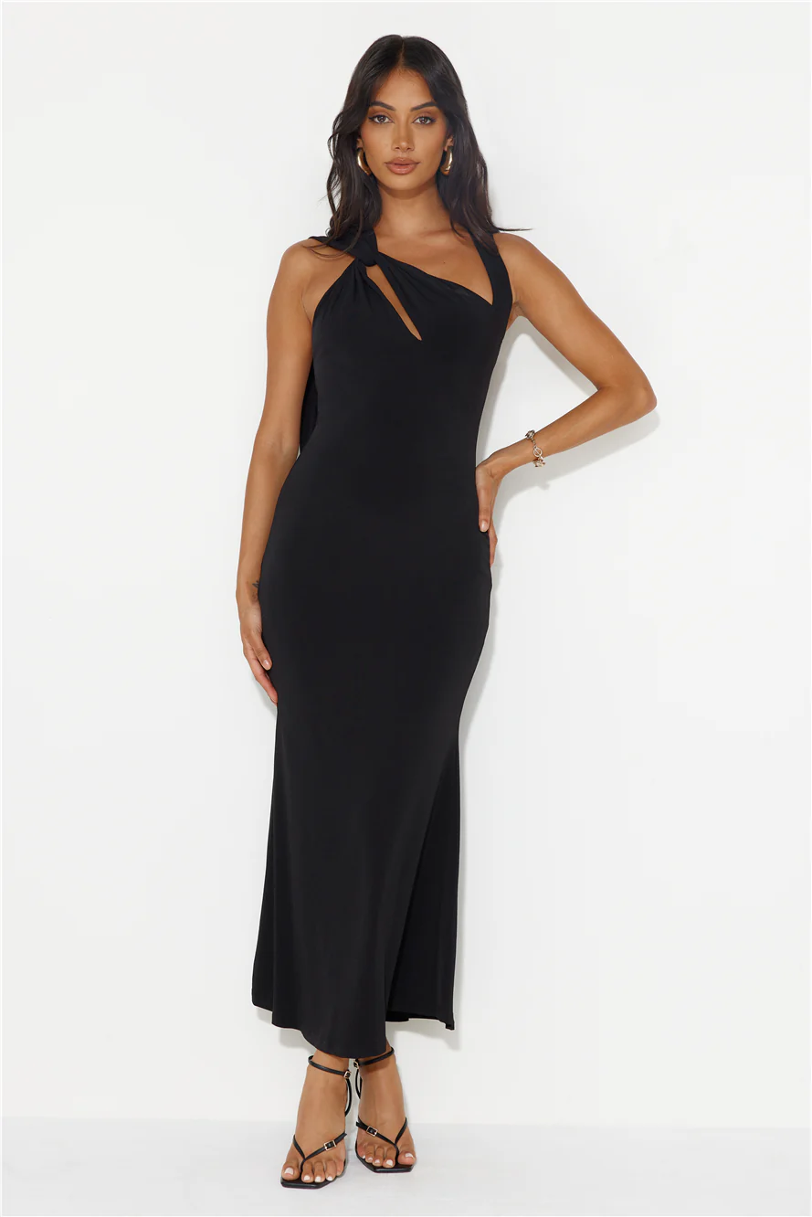 Chic Taste Maxi Dress Black