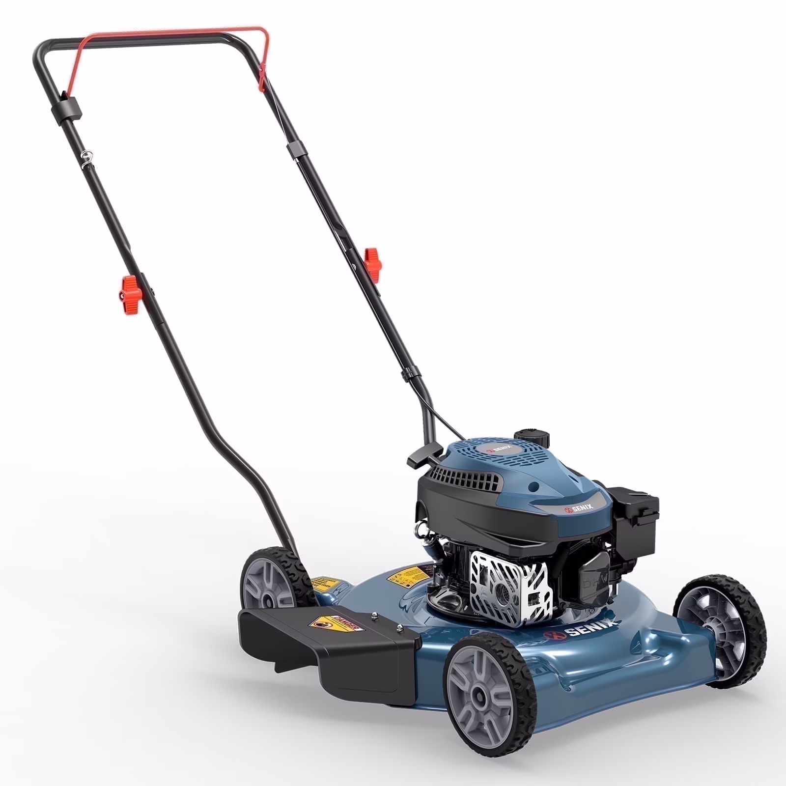 Gas Lawn mower, 18in Cutting Blade / 19in Cutting Deck, 144cc 4-Cycle Engine Push Mower with Side Discharge(18 in) - Image 3