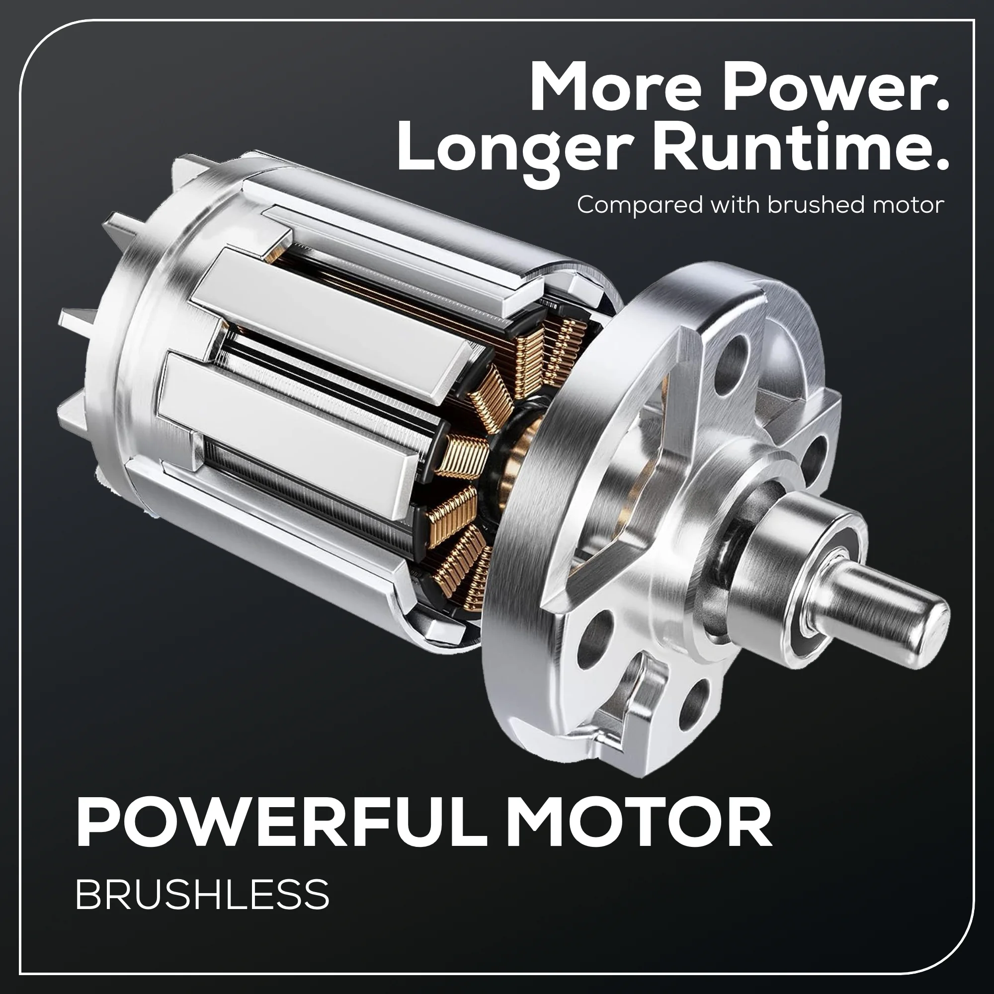 40V 21" Brushless Walk Behind Push Lawn Mower with 5Ah Battery and Charger 2515502 - Image 10