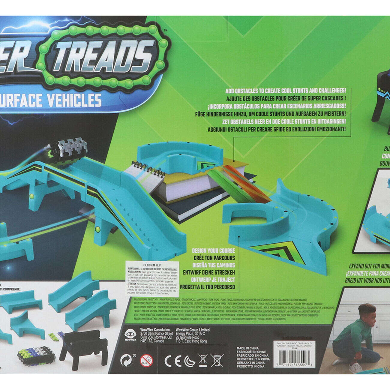 Circuit phosphorescent Power Treads course épique 30 pièces