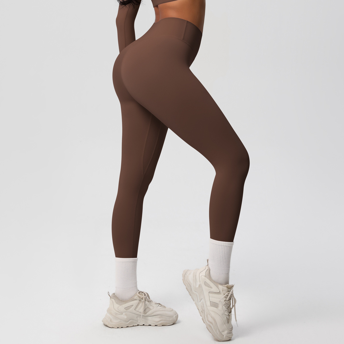 High-waisted quick-drying base layer fitness wear yoga pants