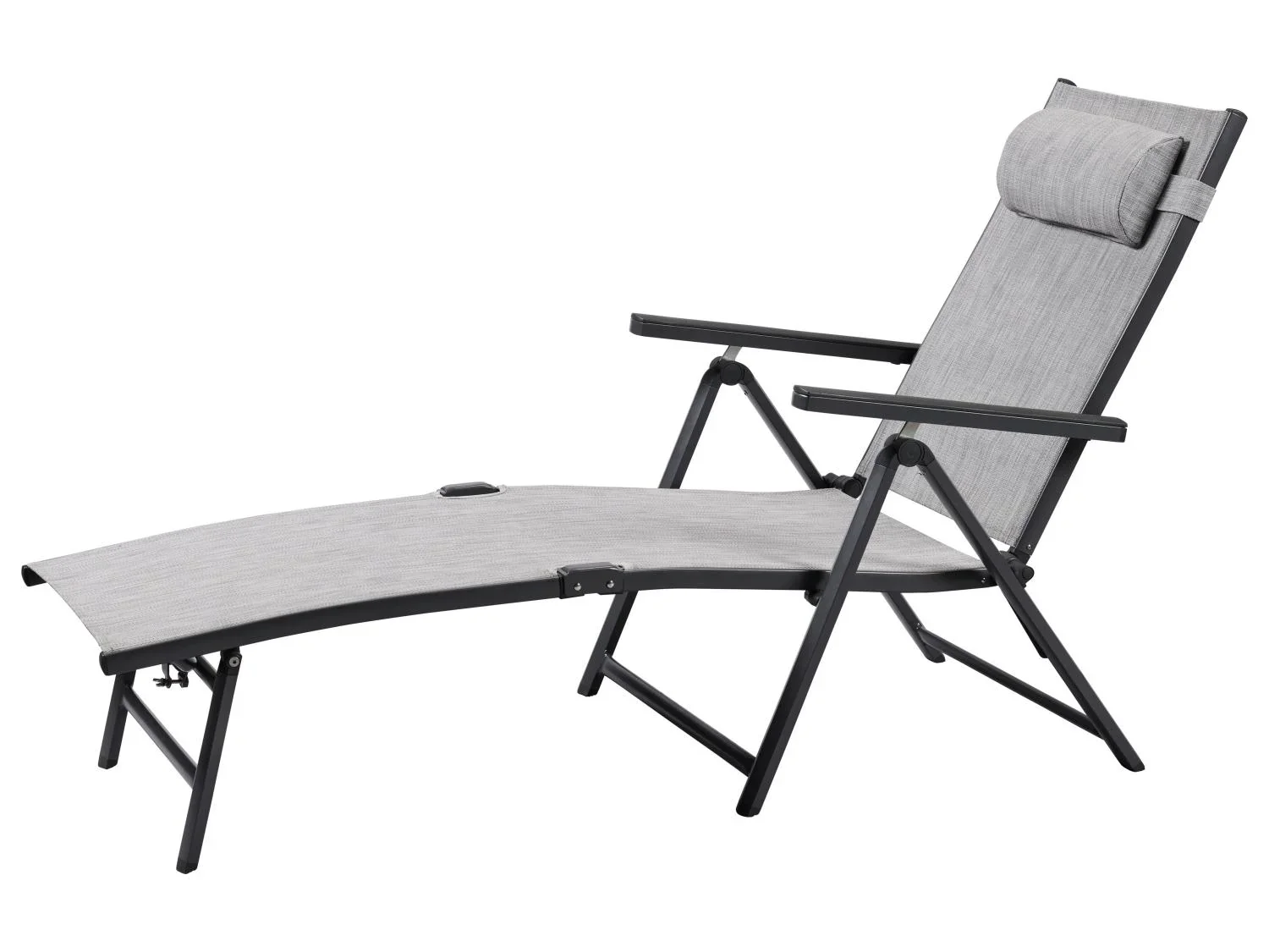 LIVARNO Transat en aluminium  Houston , gris clair chin