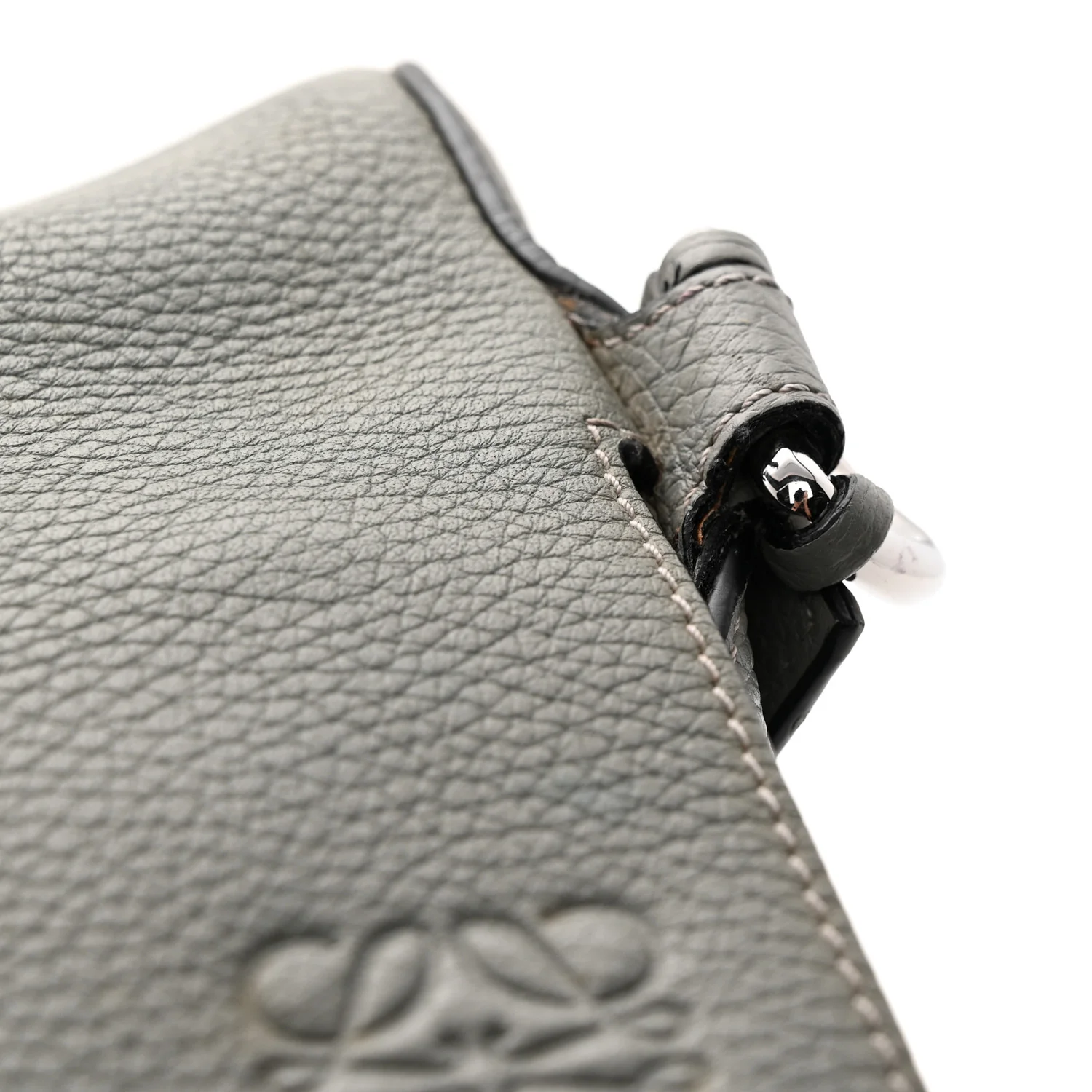 Calfskin Puzzle Bag XL Grey Blue