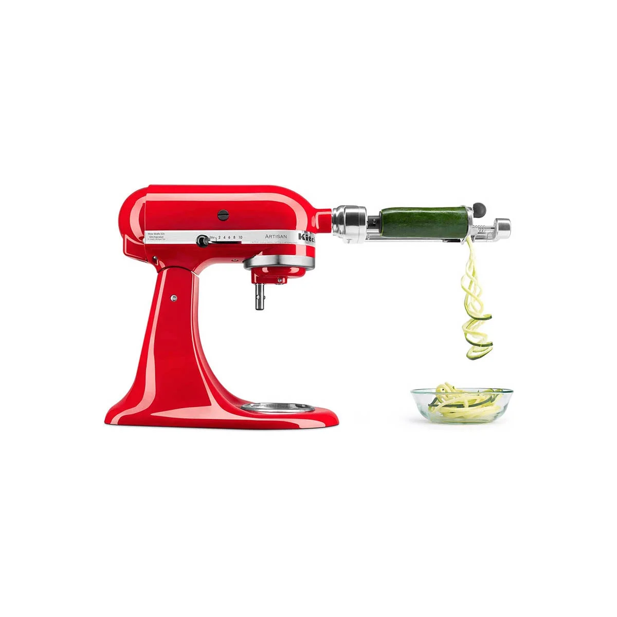 Artisan Series Tilt Head 5 qt Stand Mixer, Passion Red with Flat Beater, Dough Hook, Whip(Passion Red) - Image 4
