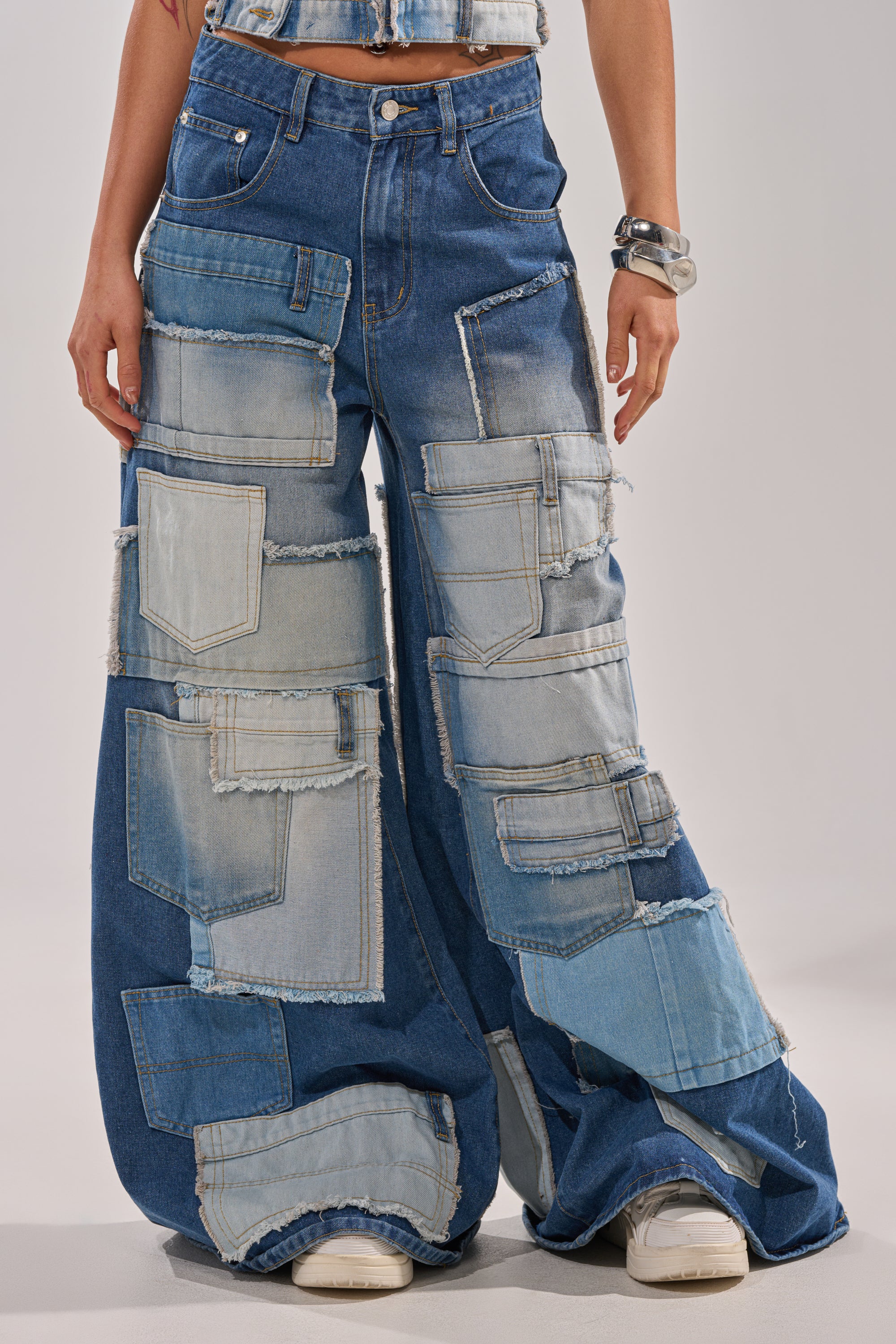 PATCH ME UP RELAXED DENIM - Akira Store