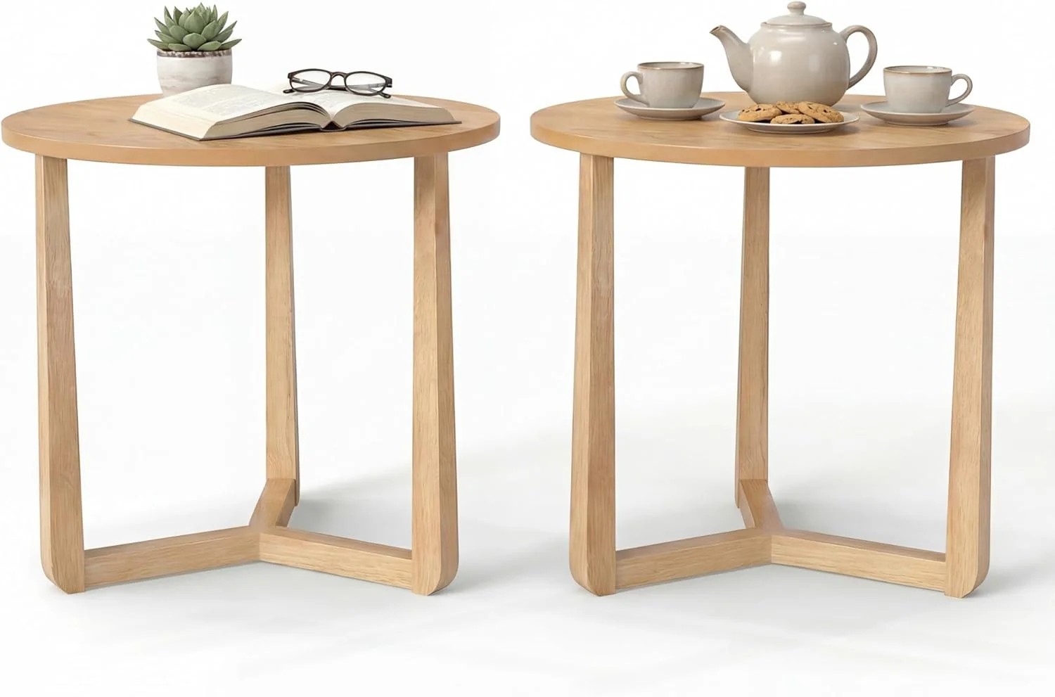 Tangkula Farmhouse Side Table | 22.5