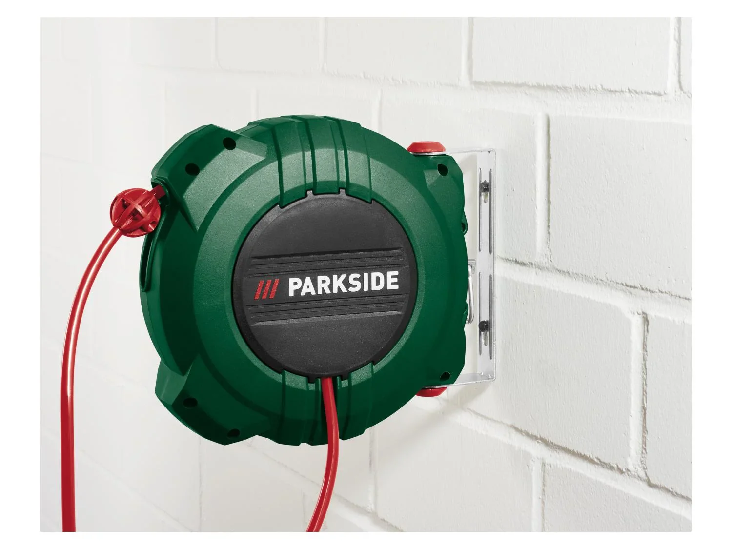 PARKSIDE Enrouleur tuyau pneumatique 10 m + set d'accessoires, 13 pices