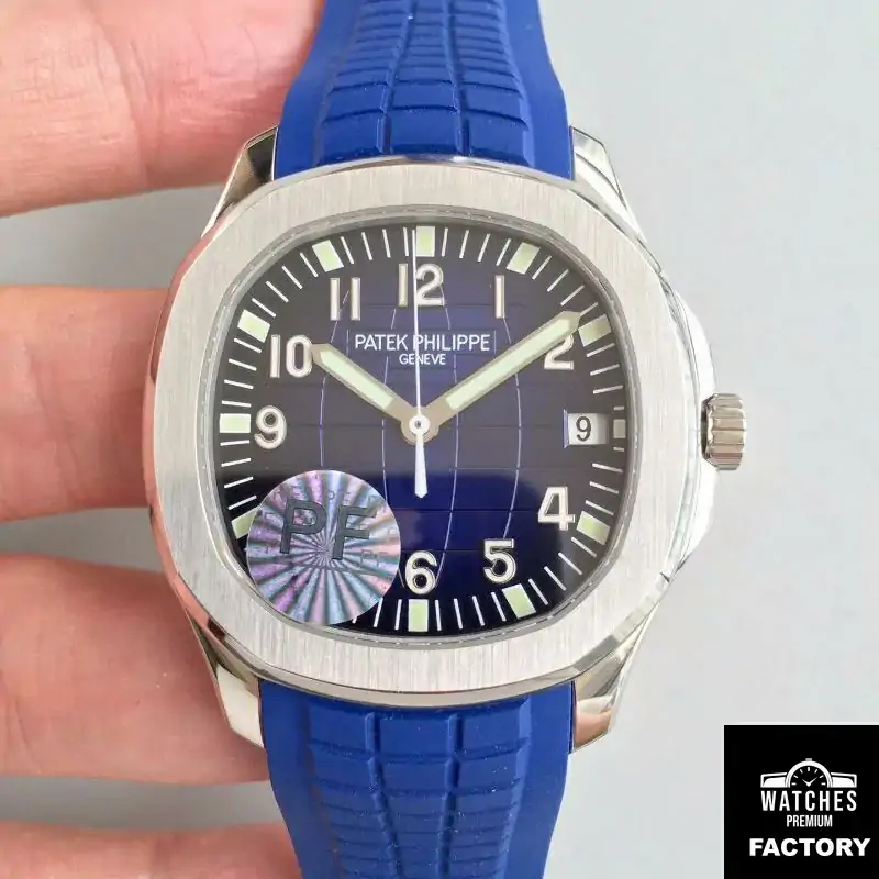 Patek Philippe Aquanaut 5168G-001 PF Factory Black-blue Dial