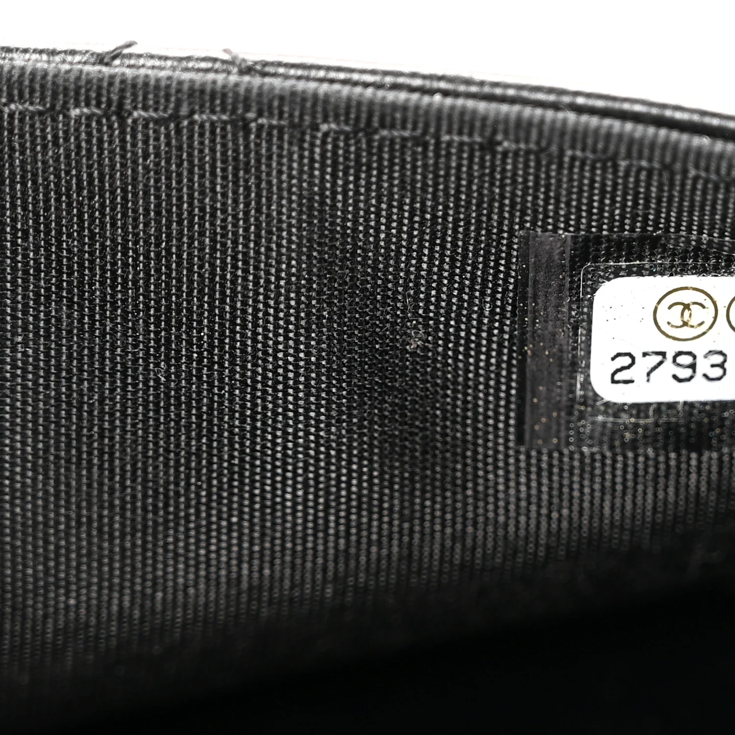 Lambskin Quilted Front Pocket Clutch With Chain Black