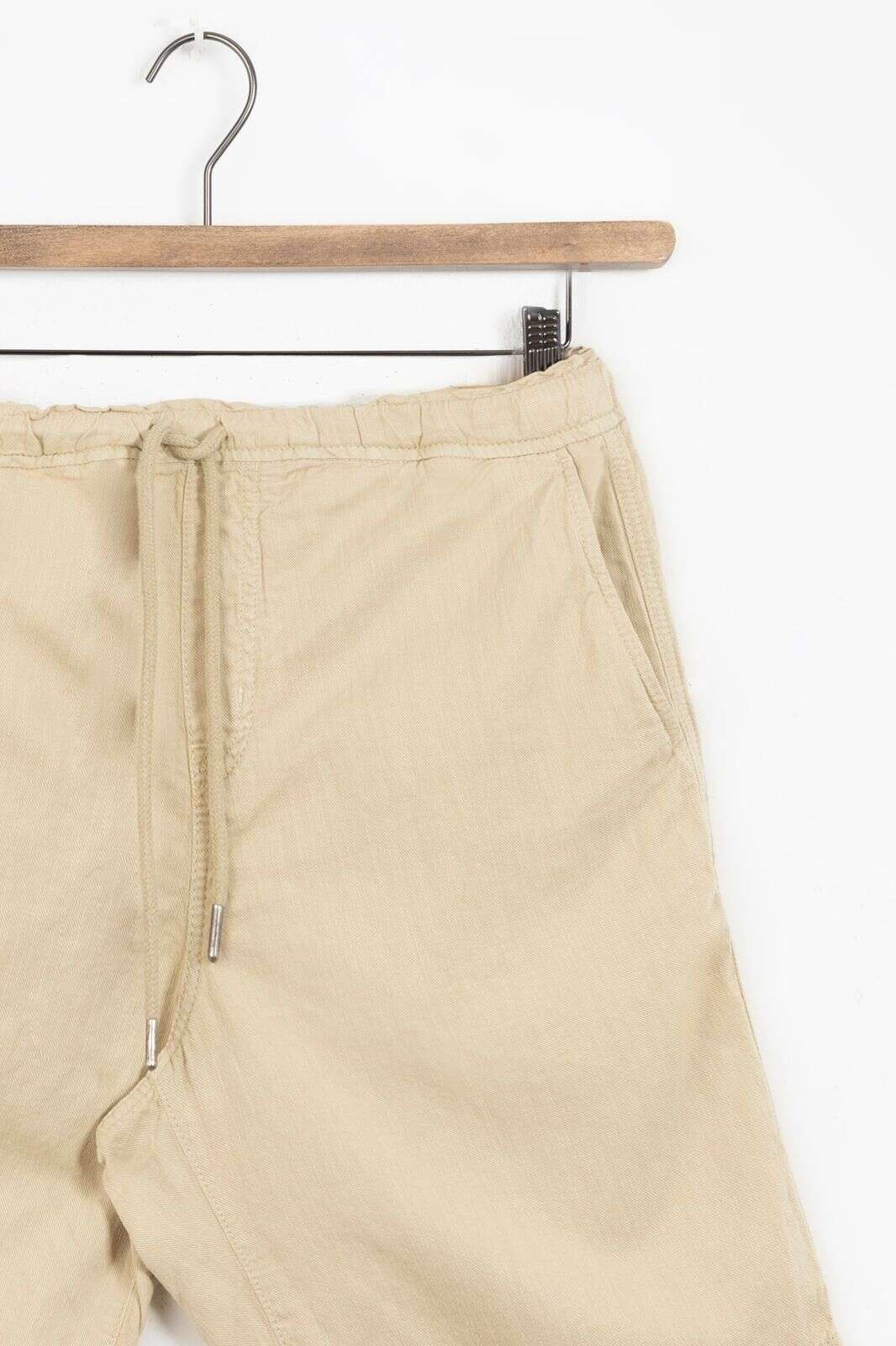 Beige shorts met aantrekkoord