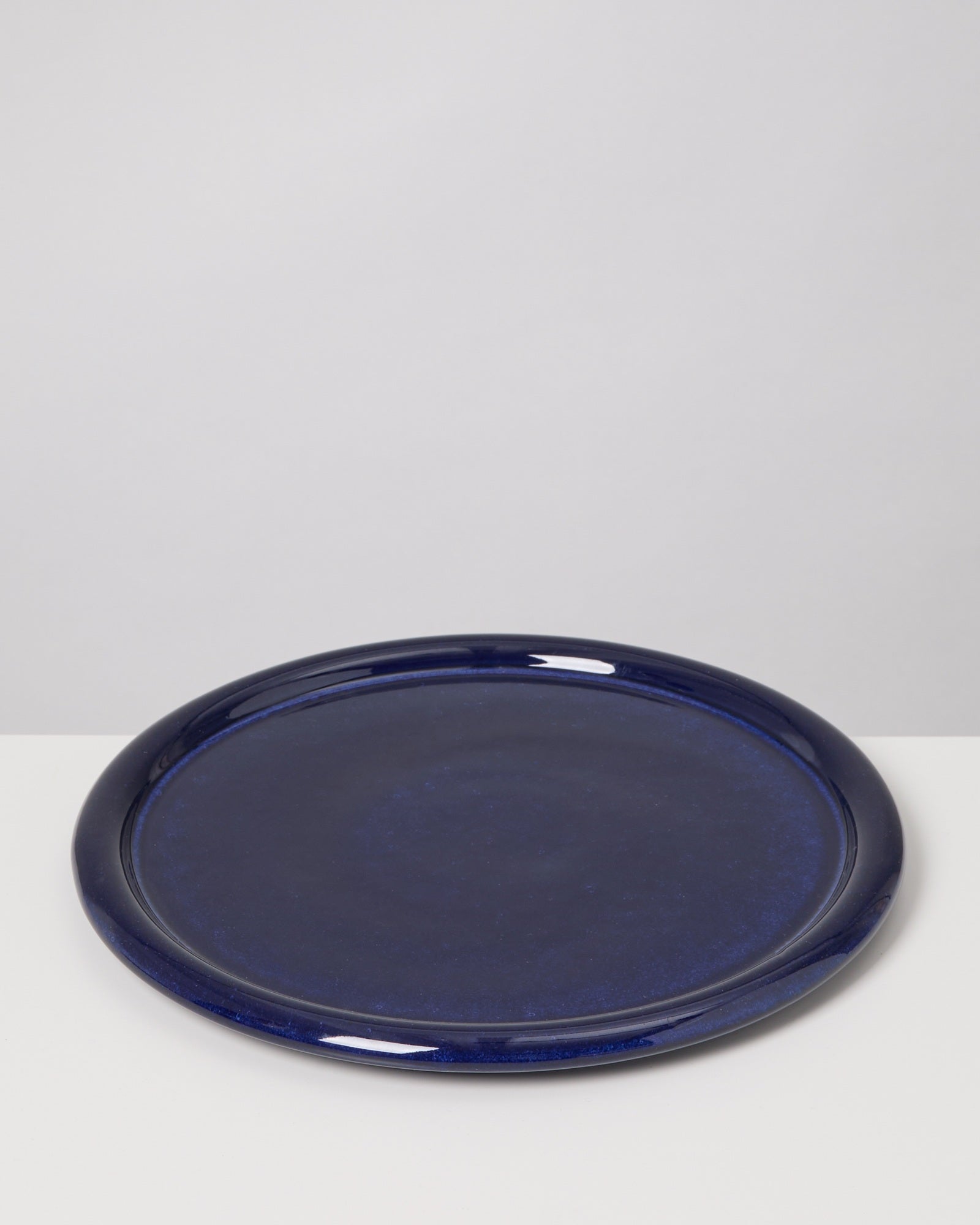OVAR - PLATE LARGE DARK BLUE