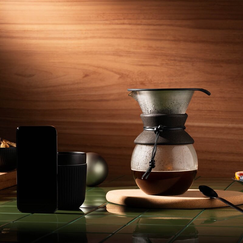Pour over kaffebrygger 1L svart