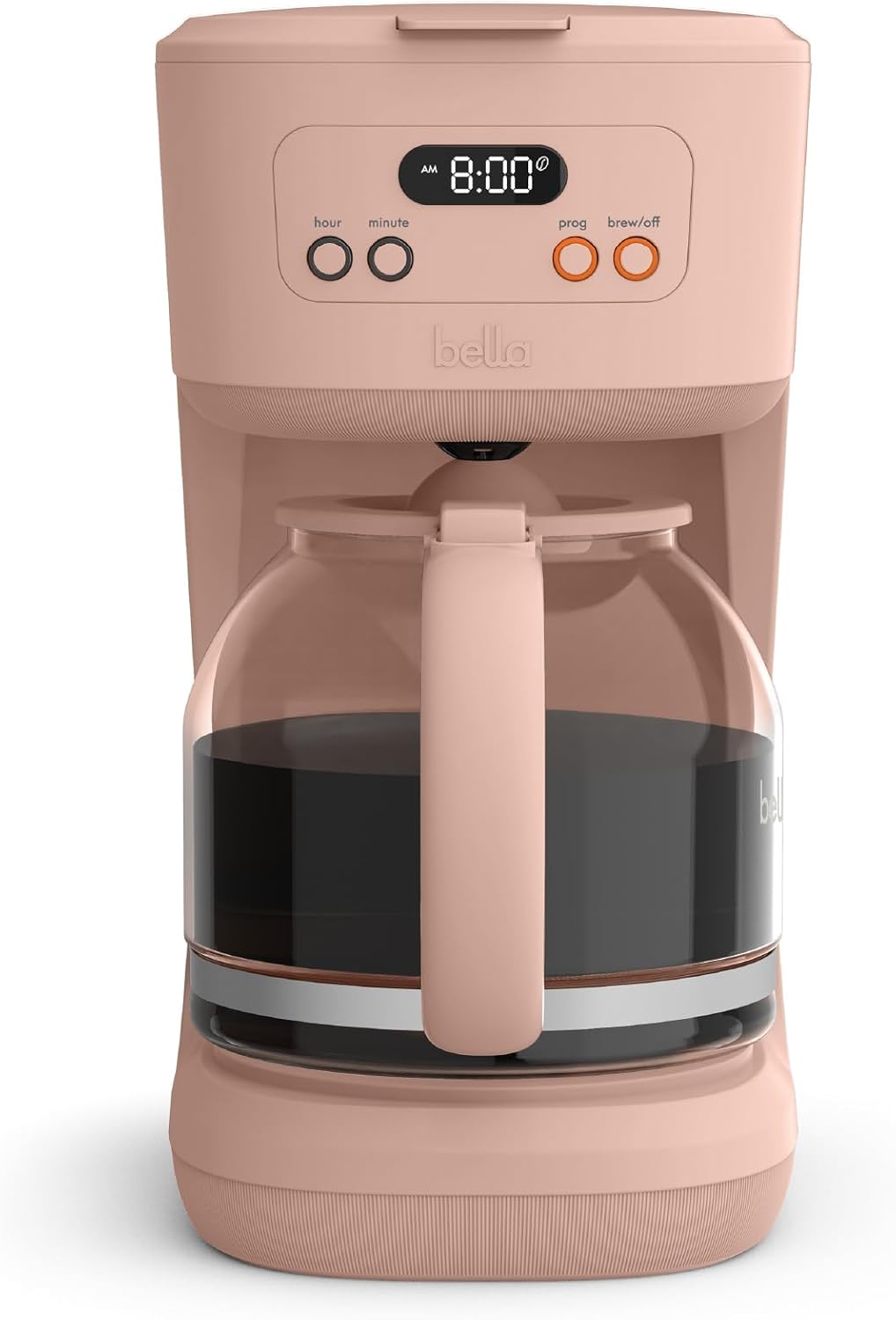 Bella 12-Cup Programmable Coffee Maker, LCD, Auto Shutoff, 900W