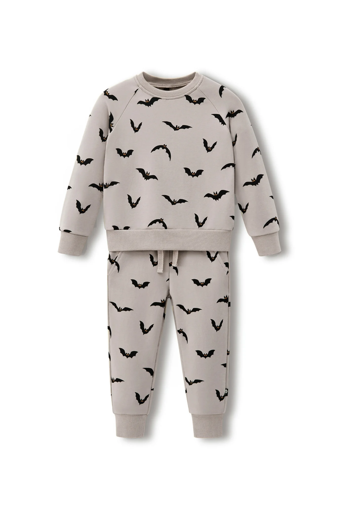 Long Sleeve Jogger Set in Bats