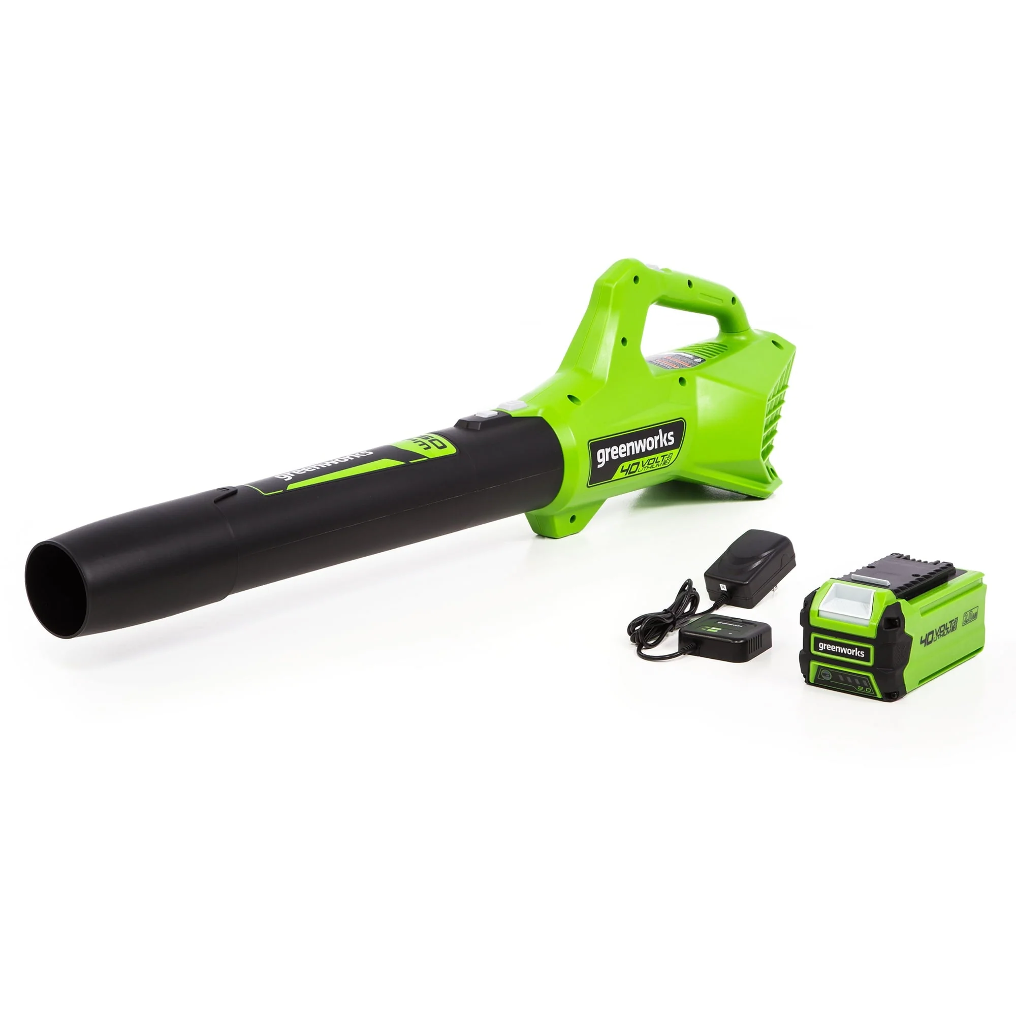 40V 350 CFM Leaf Blower With 2 0 Ah Battery, 2412002