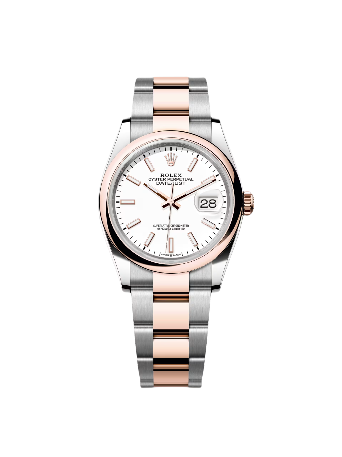【Super Clone】RLX  Datejust 36mm 126201 White Dial Jubilee Bracelet Watch