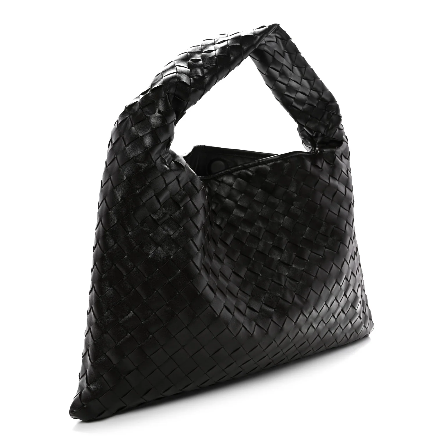 Calfskin Intrecciato Small Hop Fondant