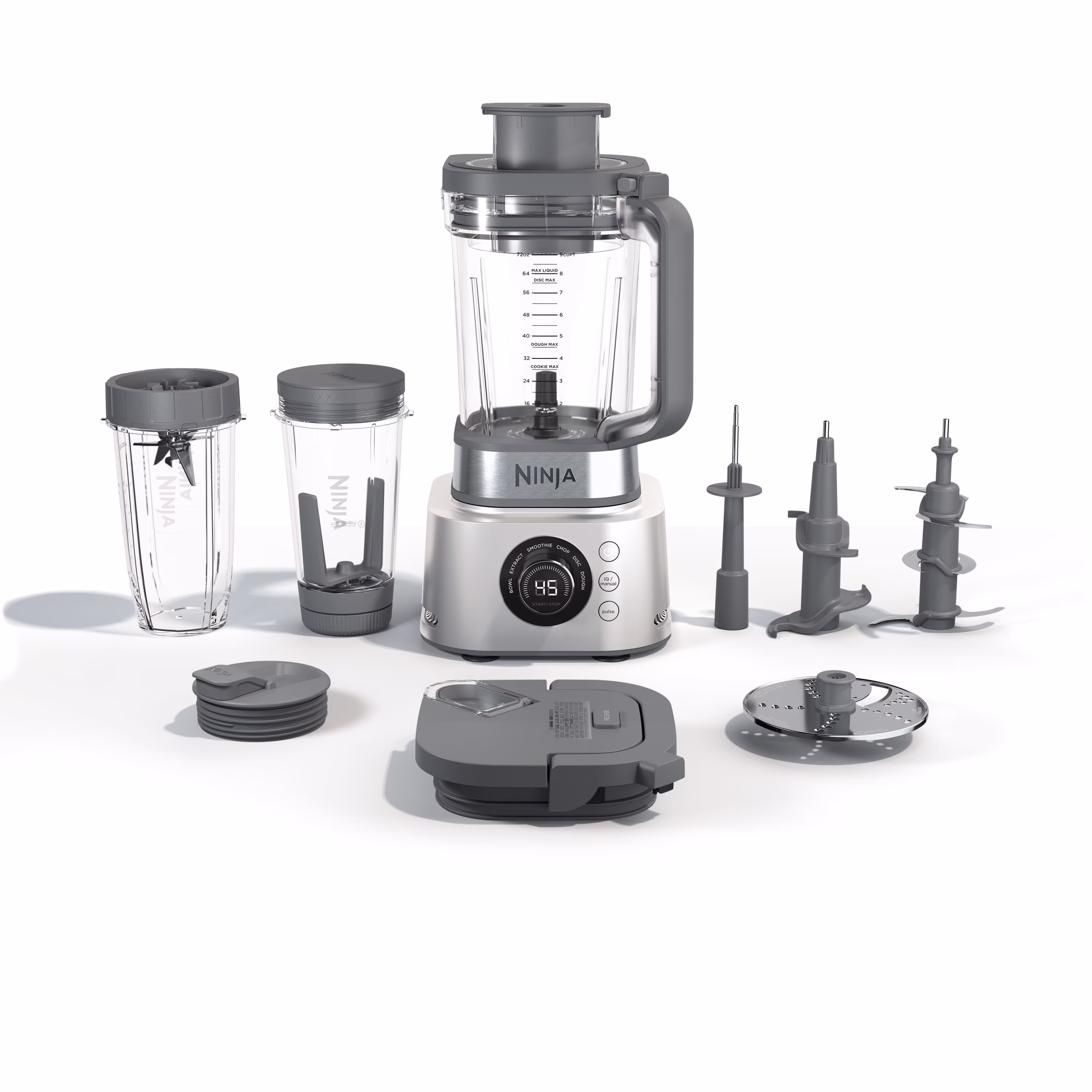 Foodi 72 oz Power Blender Ultimate System 1200 W, Silver, SS400