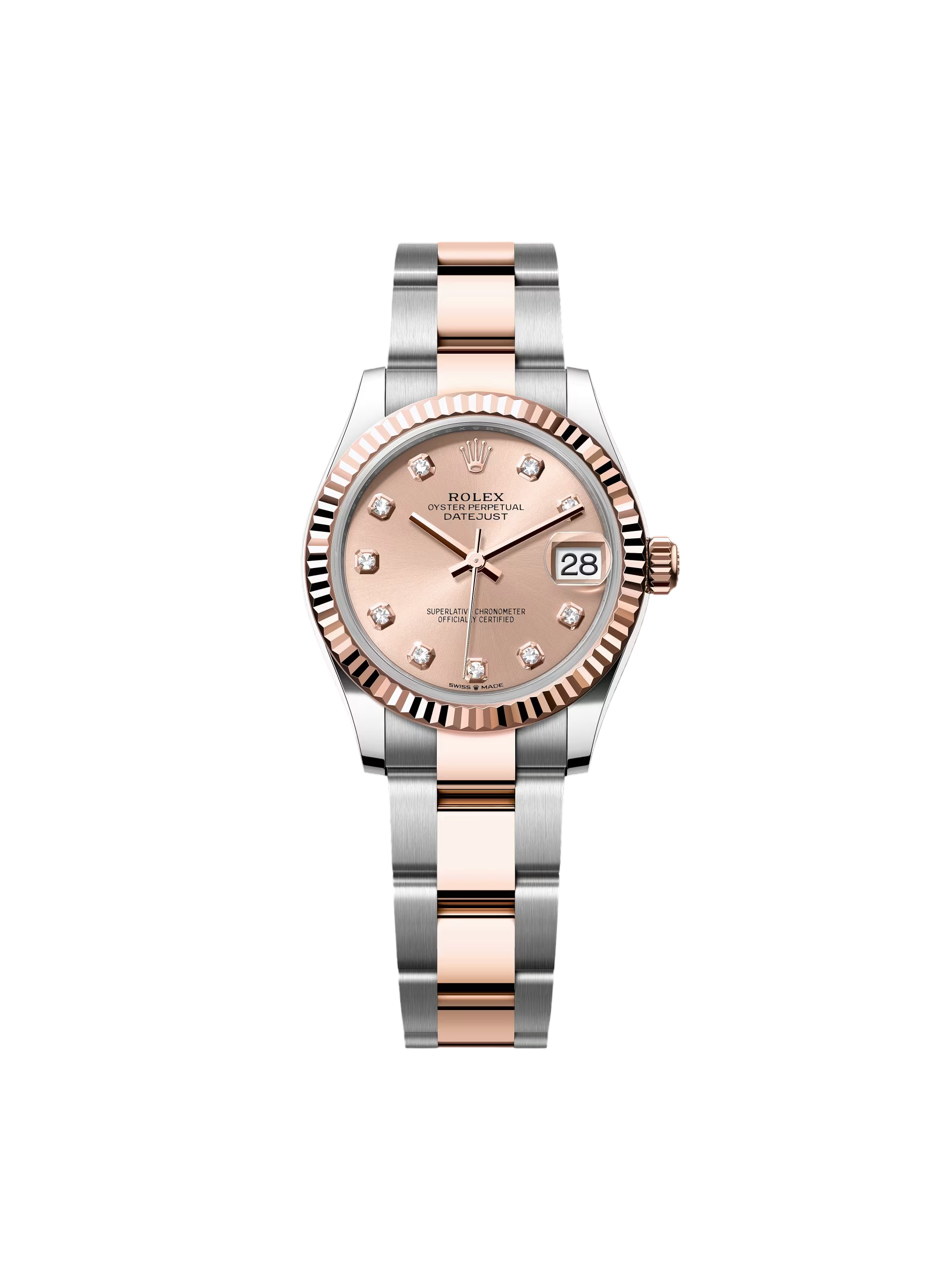 【Super Clone】RLX Datejust m278271-0023/0024 Rose 31mm Dial Oyster Bracelet Watch