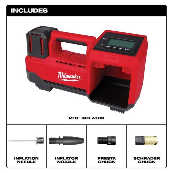 2848-20 M18 Gonfleur sans fil 18 volts au lithium-ion (outil uniquement)
