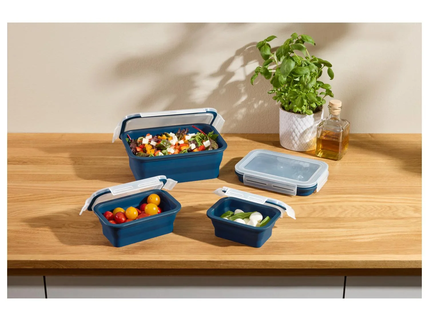 SILVERCREST Sets de 4 botes de conservation