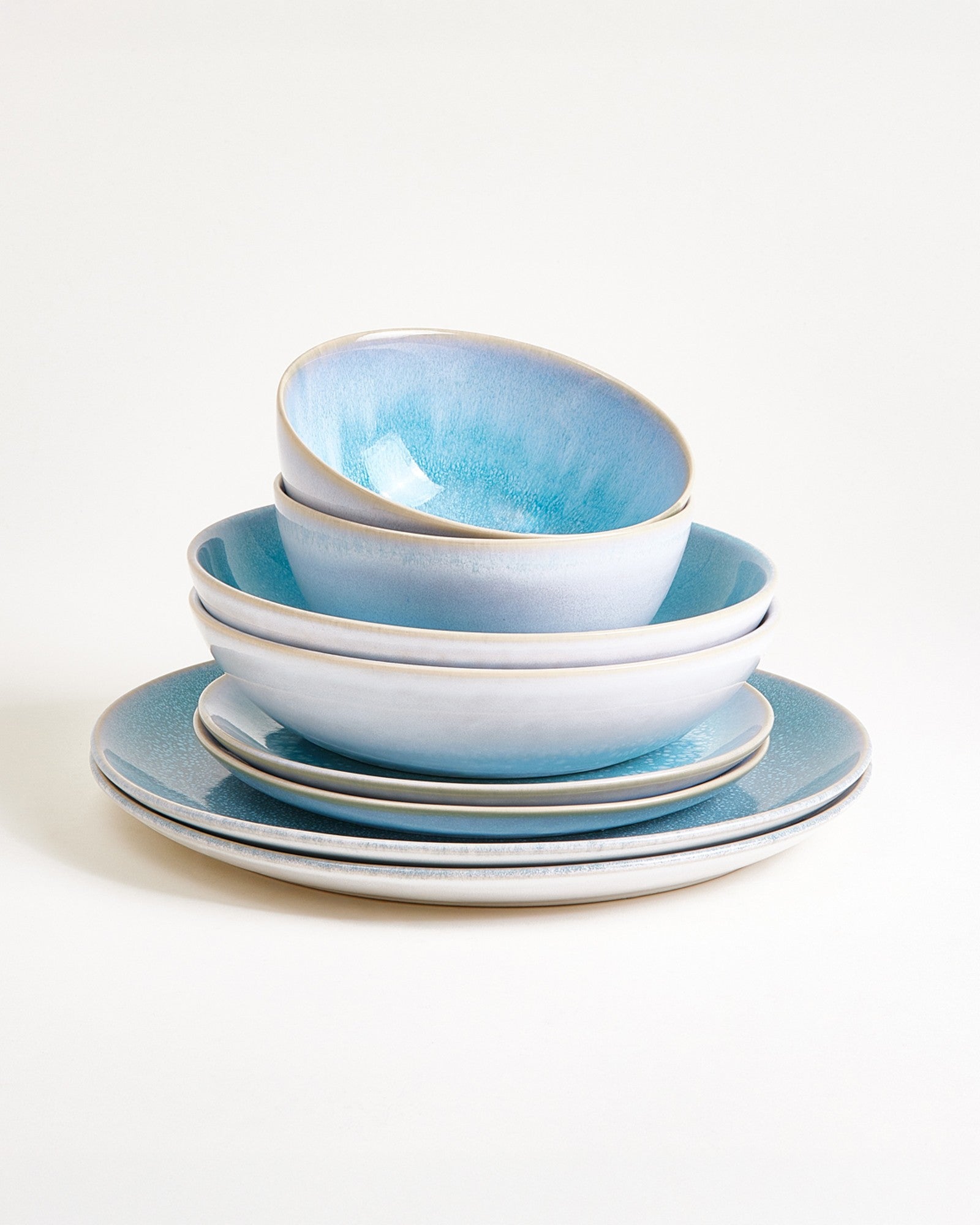 CORDOAMA - TABLEWARE SET CLASSIC AQUA 8 PIECES