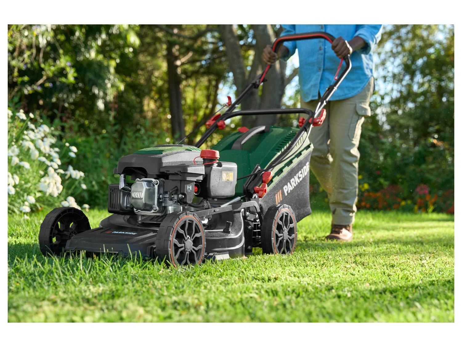 PARKSIDE Tondeuse thermique PBRM 43 B2, 800 m, 45 L