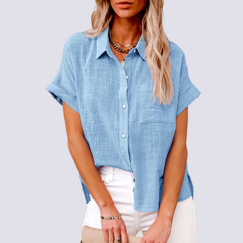 Nicole - Blouse à manches courtes avec poche