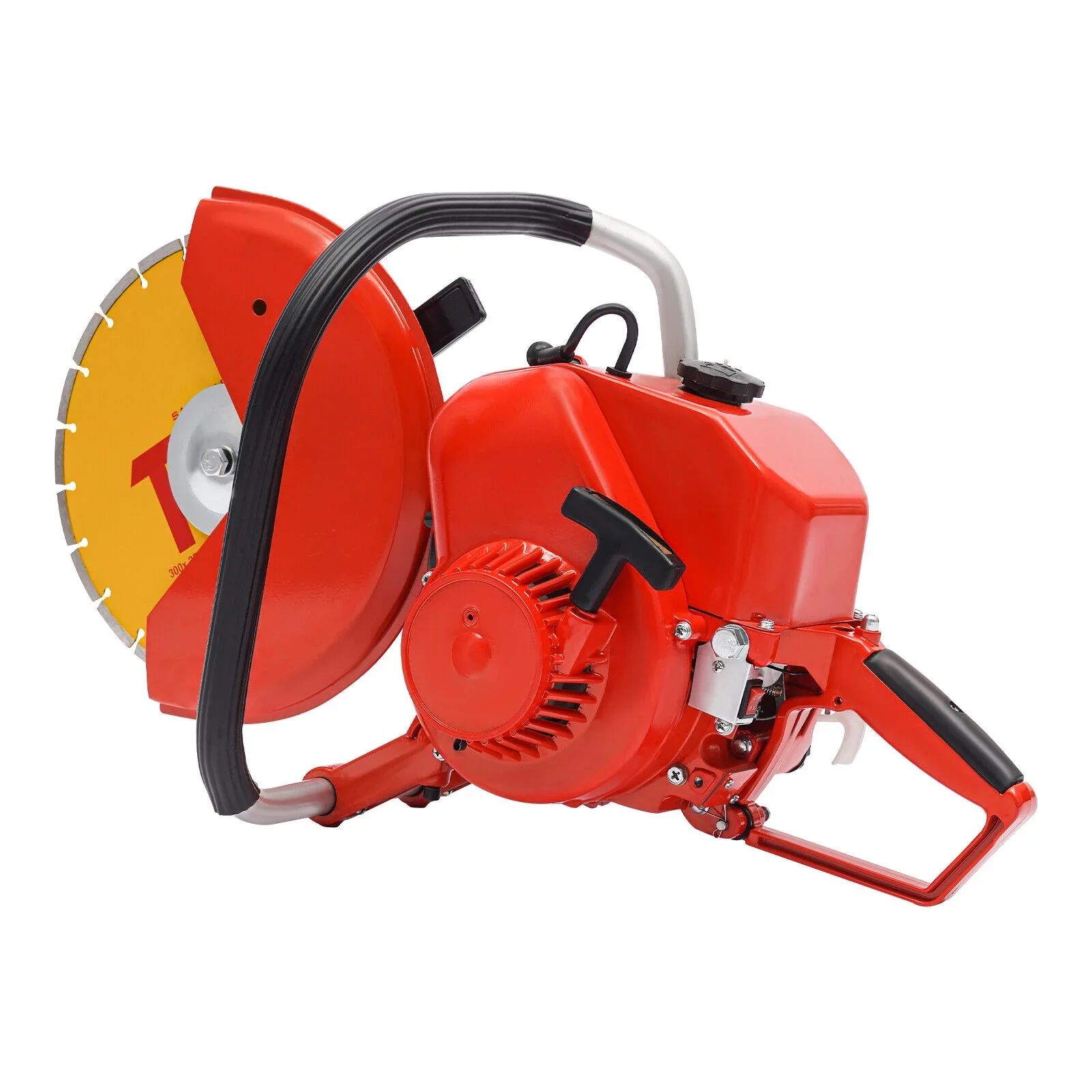2 Stroke 78.5CC Gas Power Cement Concrete Cut off Saw Cutting Tool W/ Blade Red