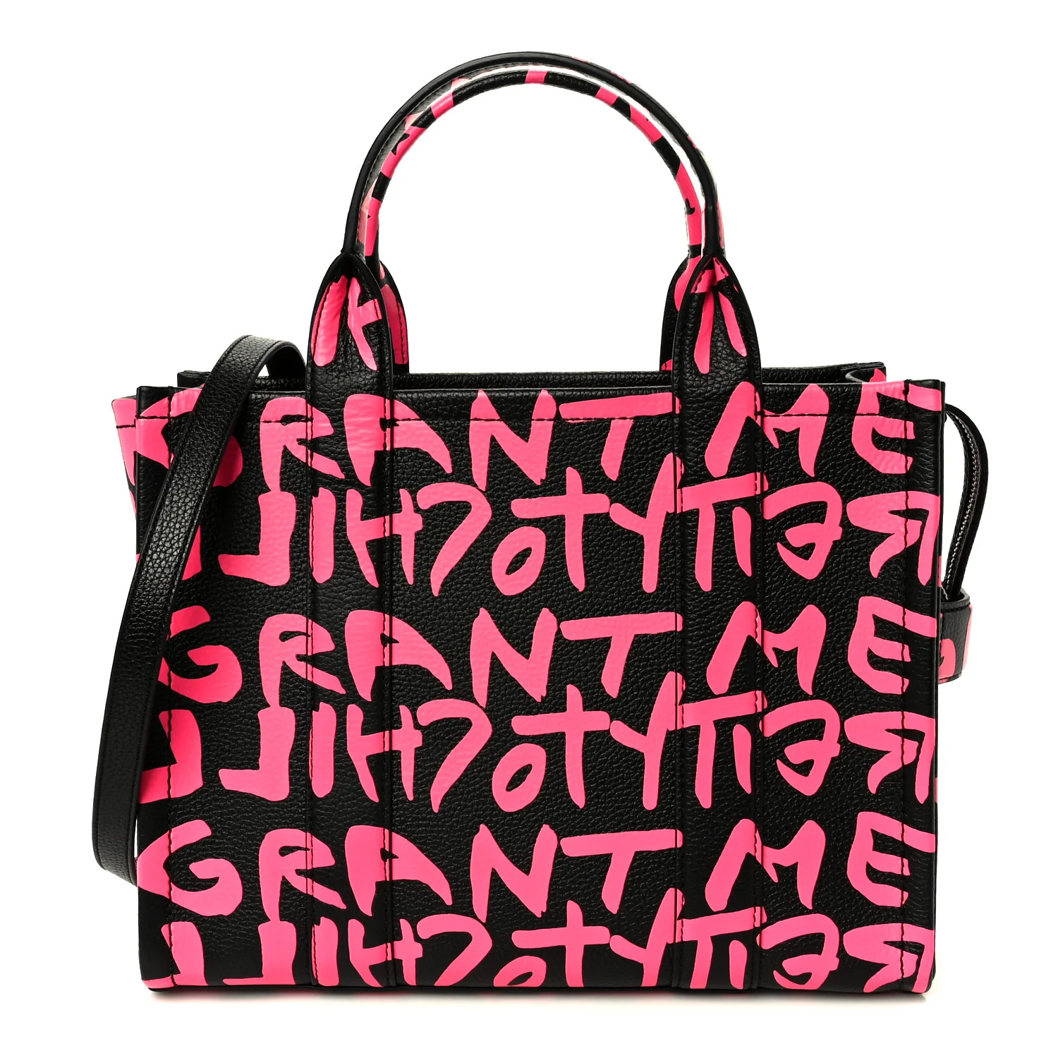 X STEPHEN SPROUSE Grained Calfskin Medium The Tote Bag Pink