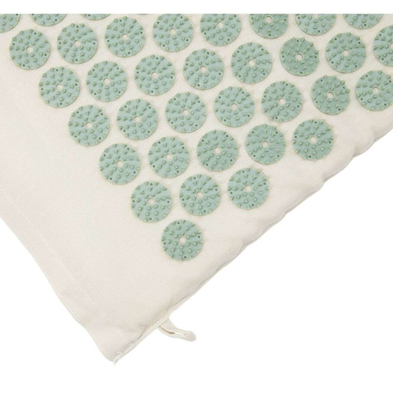 Tapis d'acupression beige et vert