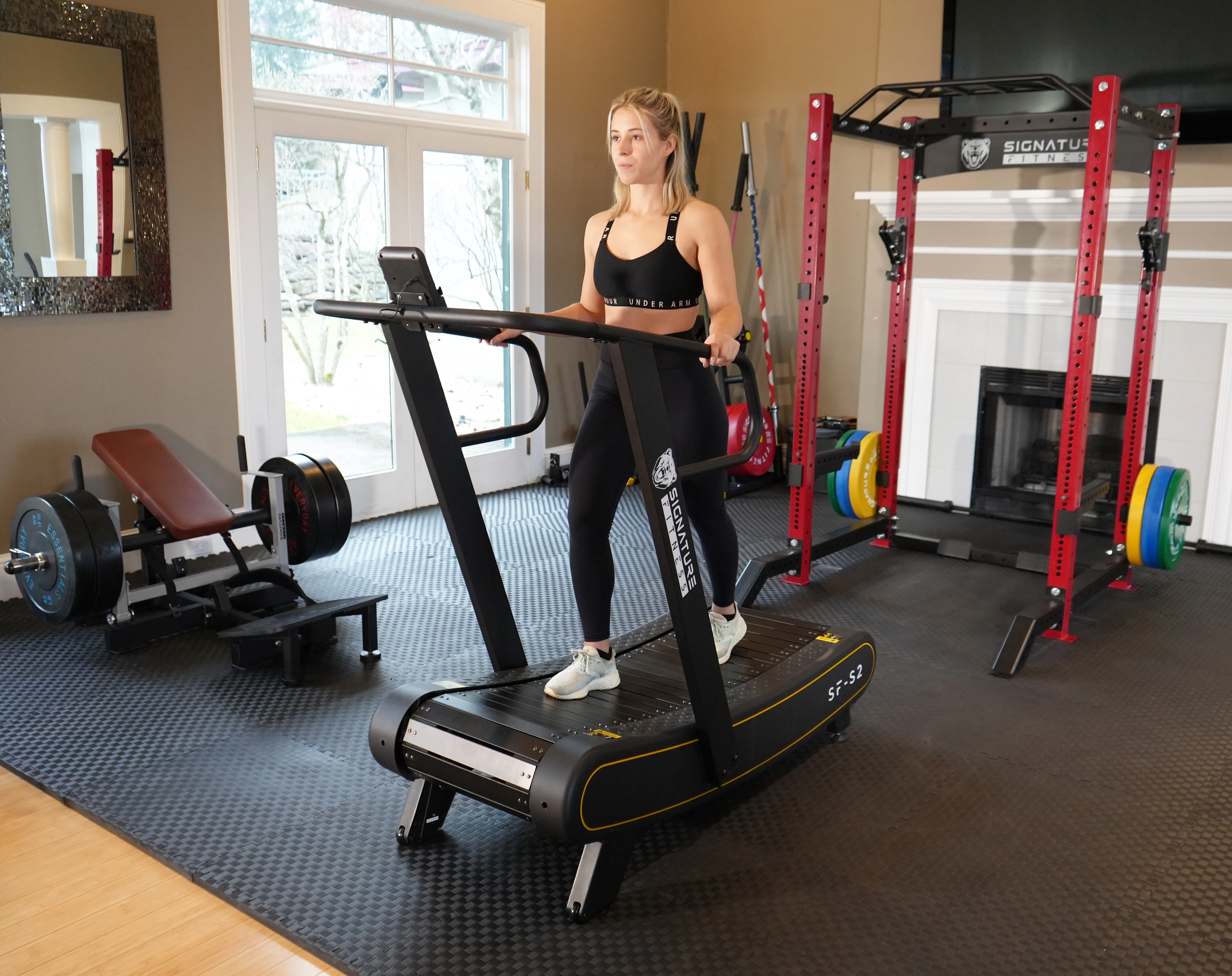 SF-S2 Sprint Demon Motorless Curved Sprint Treadmill with Adjustable Levels of Resistance 300 lb Capacity - Image 3