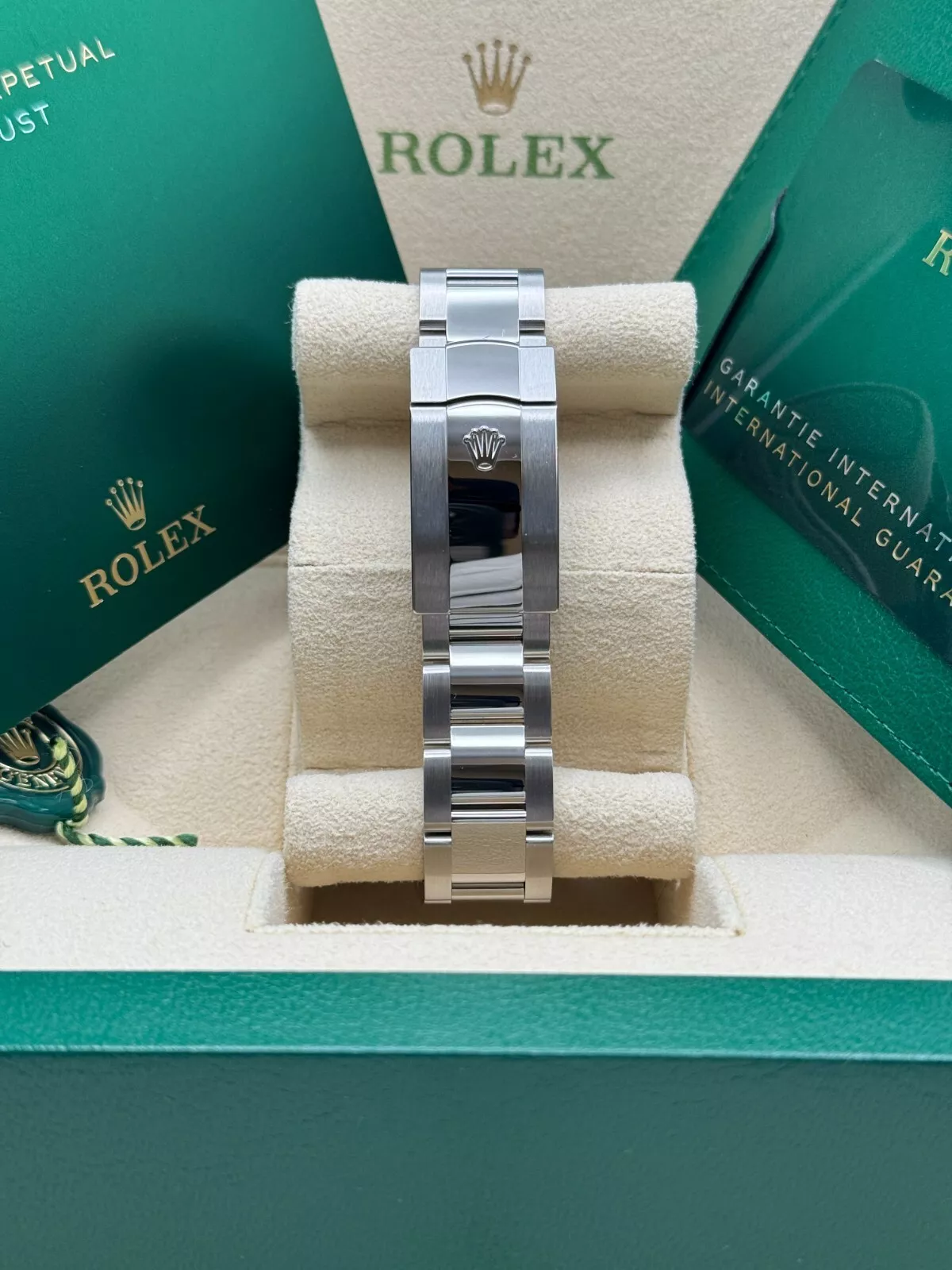 [Super Clone]RLX  Datejust 41mm Smooth Bezel White Roman Oyster - 126300-0015