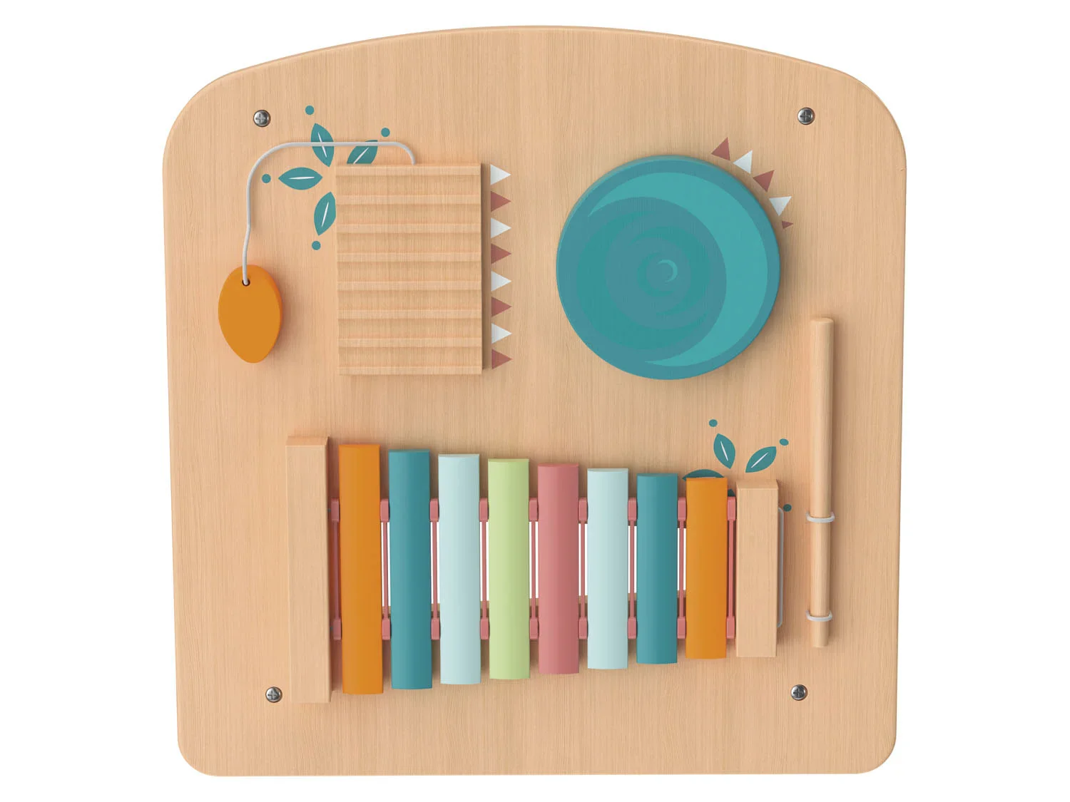 Playtive Jeu mural en bois vritable, 2 pices