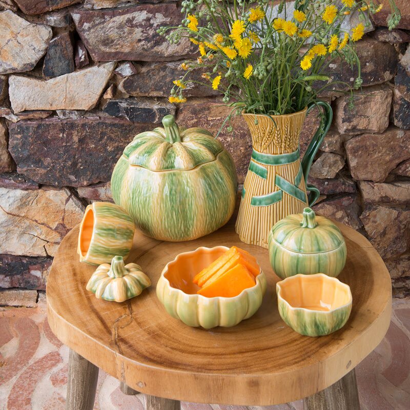 Pumpkin terrin 4,3L gresskar oransje/grønn