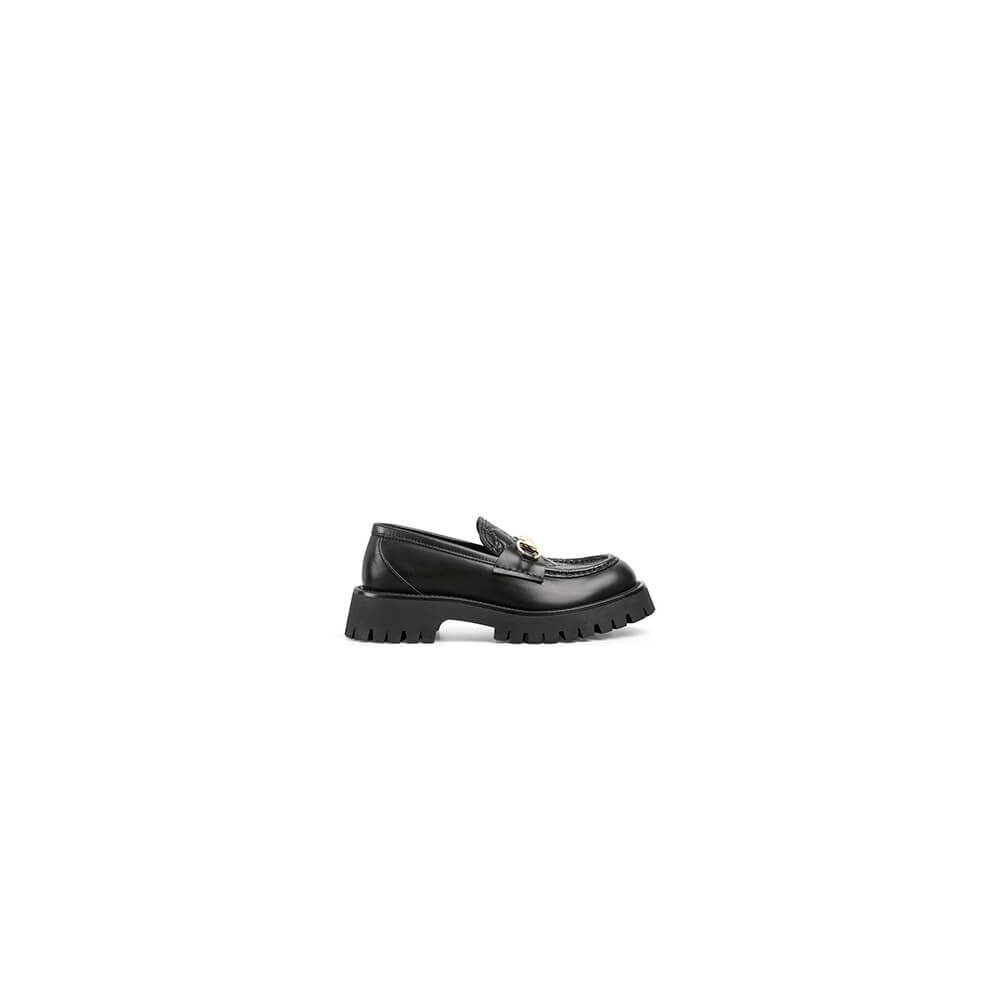 Gucci Women s Horsebit loafer with lug sole