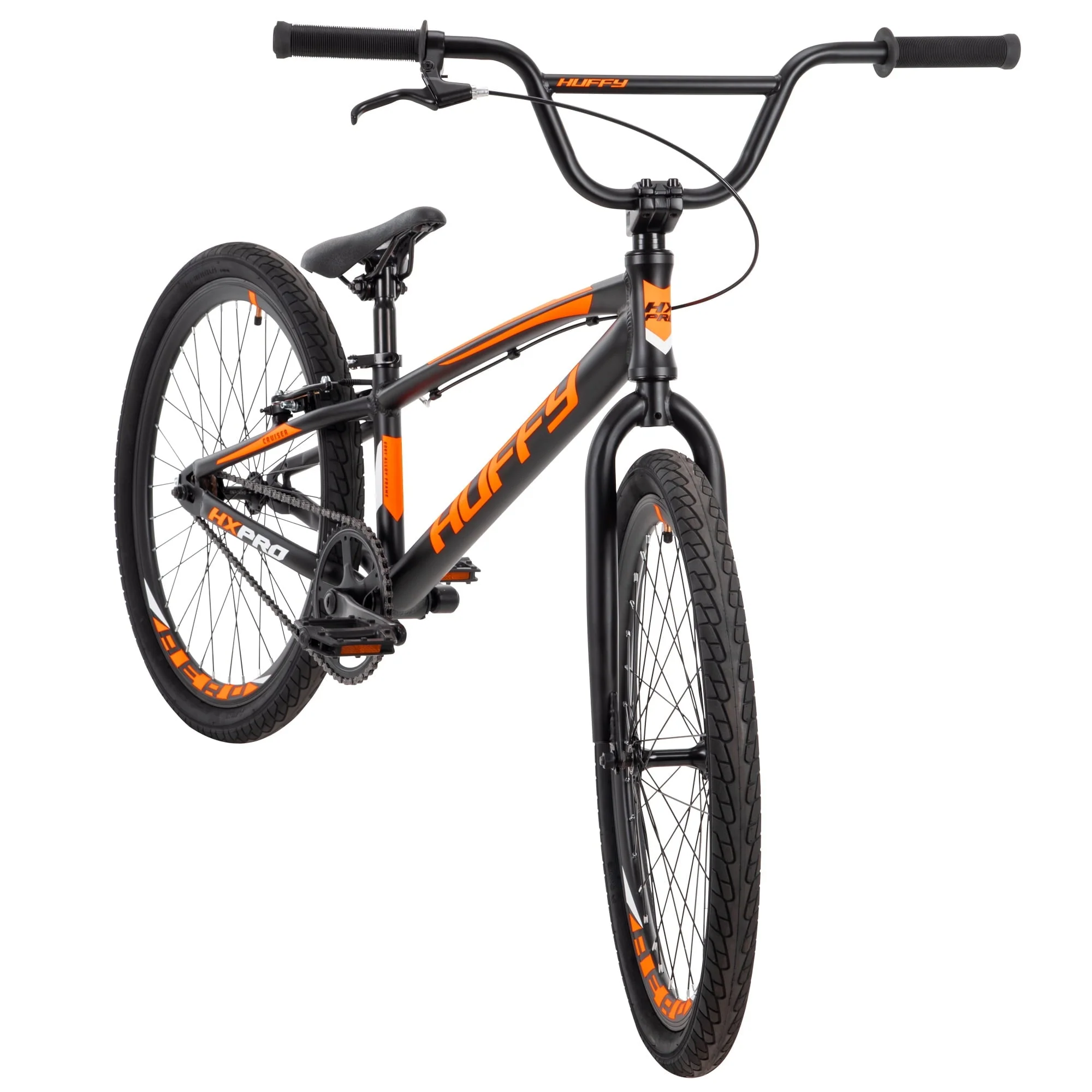 HX Pro Cruiser 24 inch Aluminum BMX Bike for Boys, Black/Orange Image 9