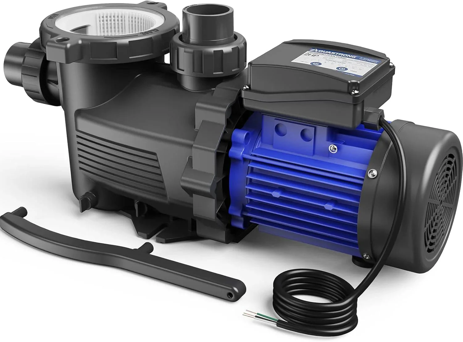 Aquastrong in Above Ground Pool Pump High Flow with Timer 2HP 8917 Gph 220V