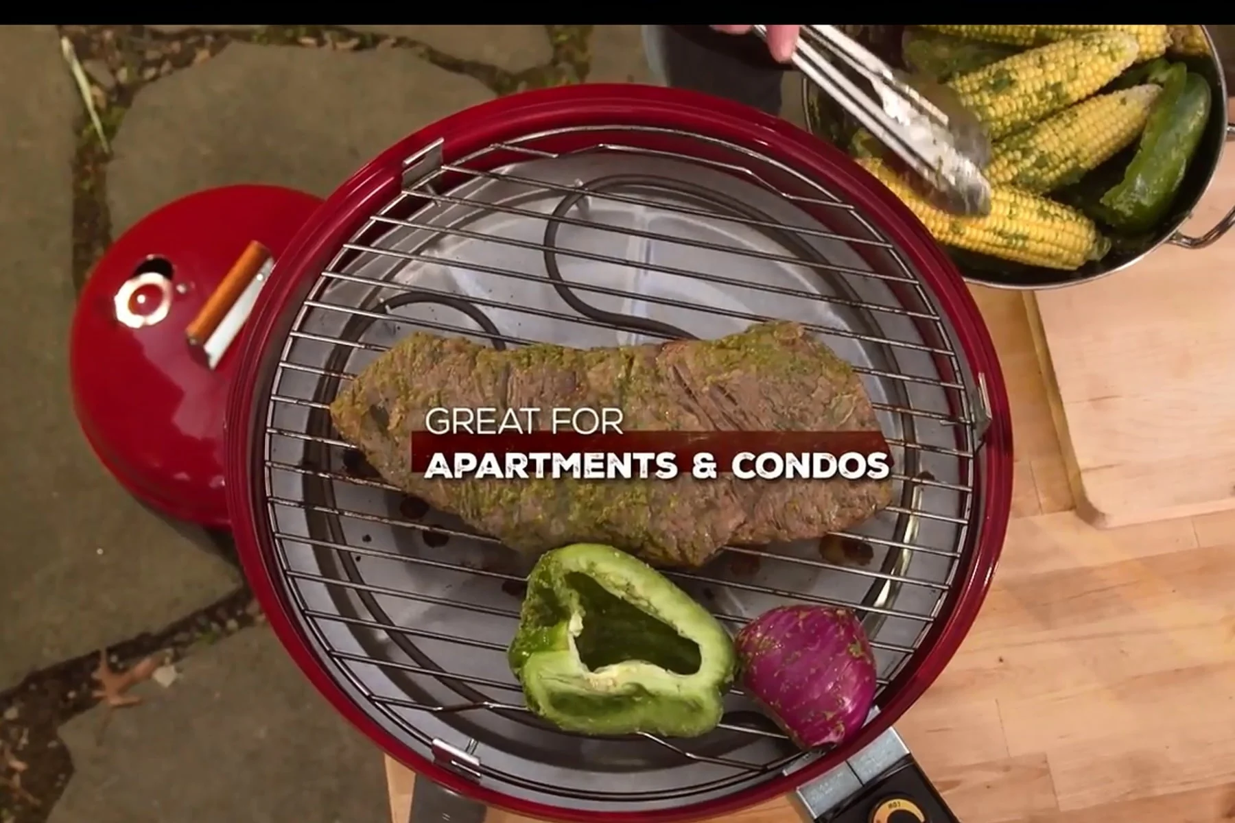 Americana 4 - in - 1 Electric and Charcoal Water Smoker