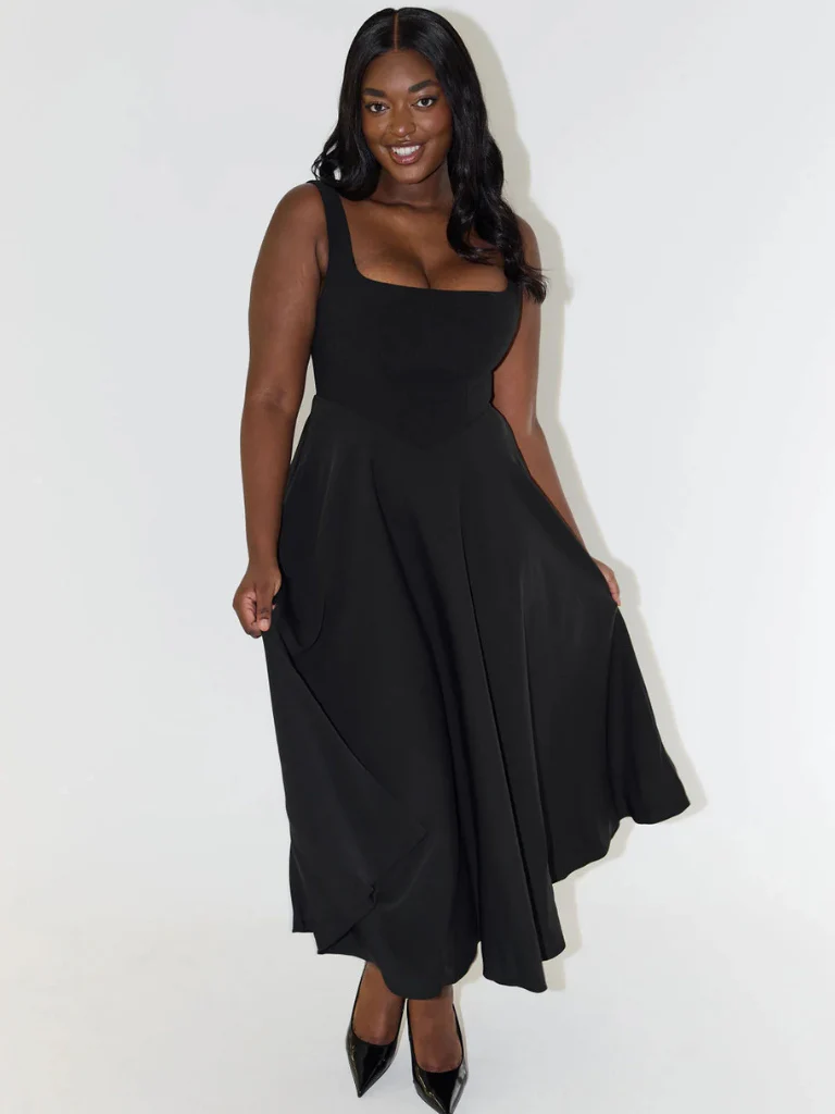 Robe Midi Classique pour Femme