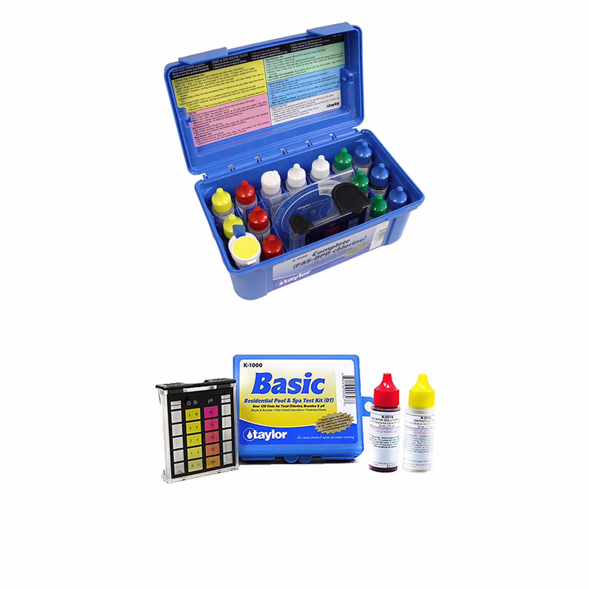 K2006 Complete Pool Chlorine Test Kit with Additional Basic Kit