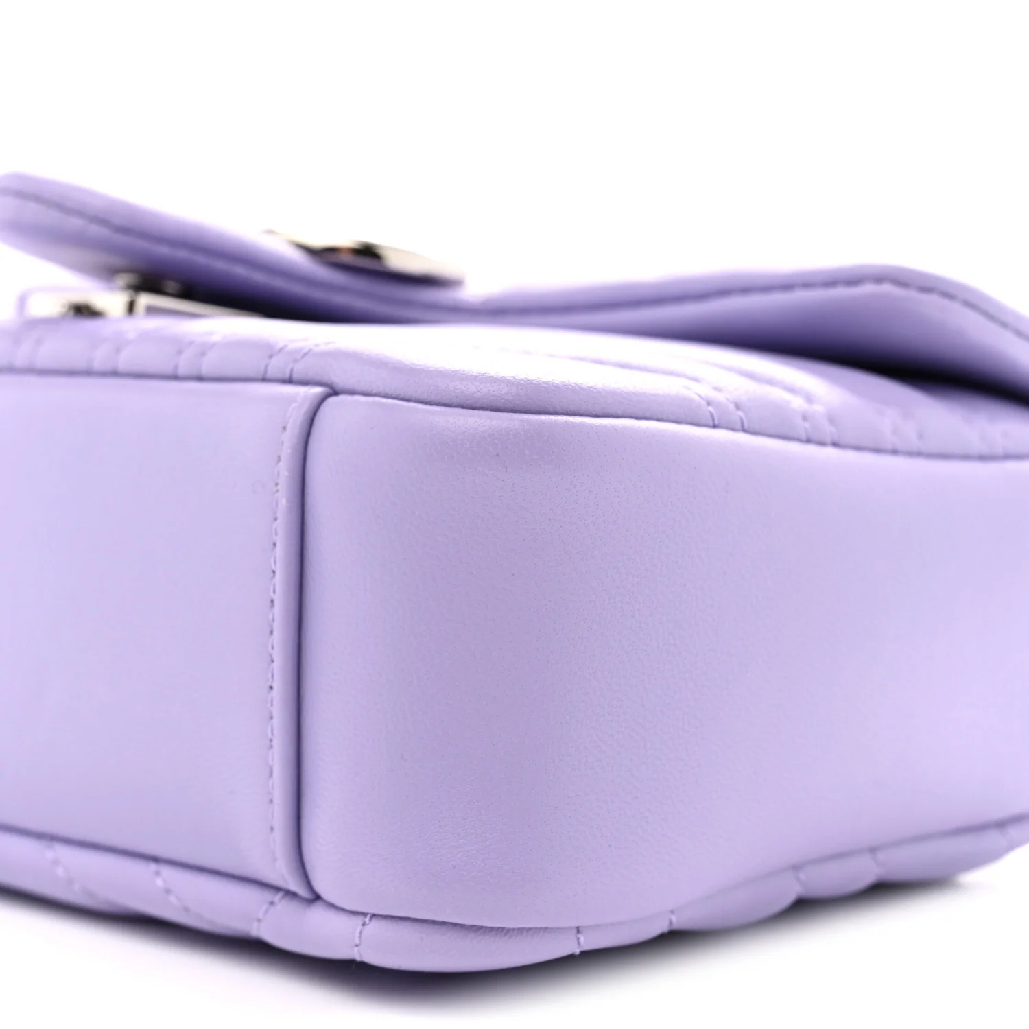 Lambskin Matelasse Small GG Marmont Shoulder Bag Lapis