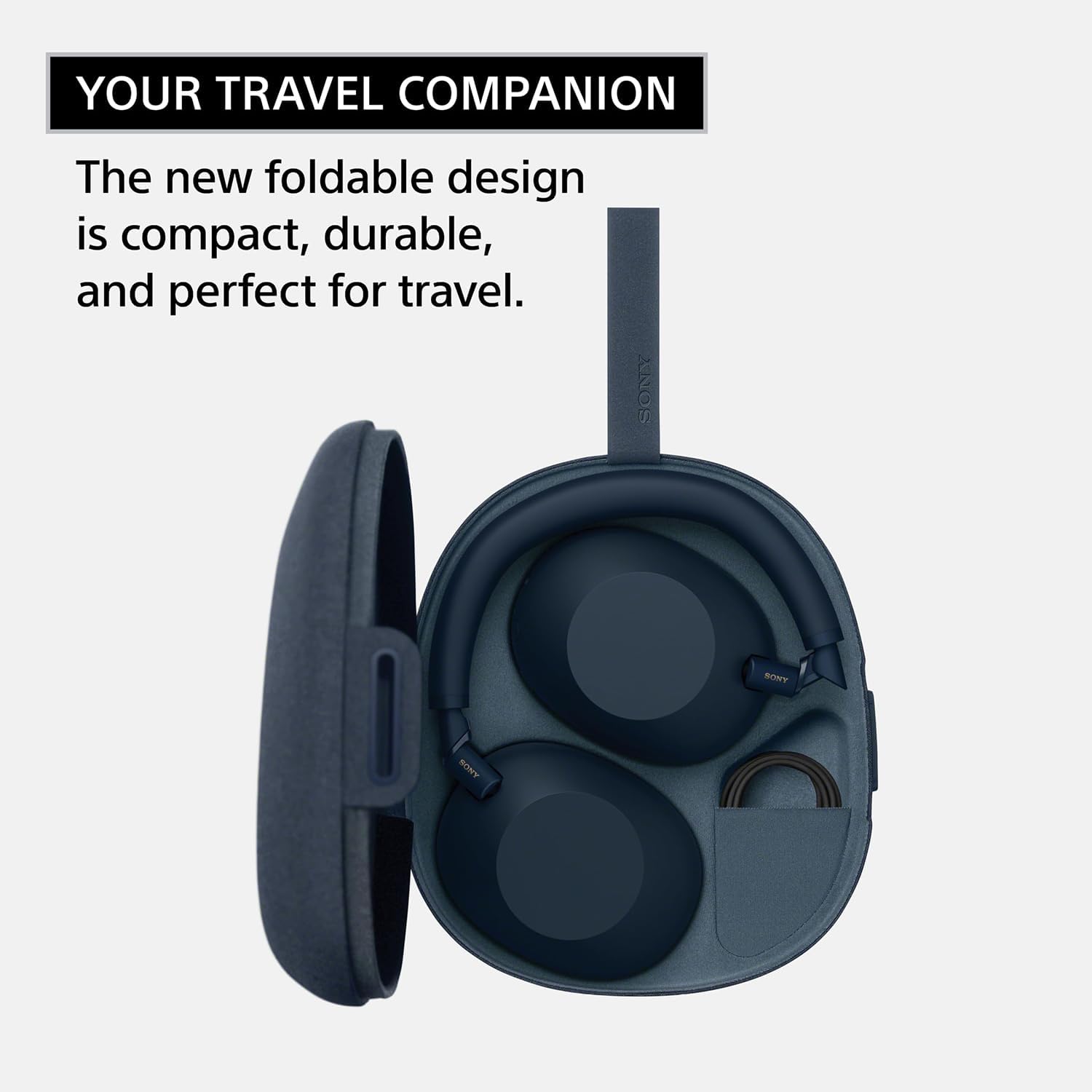 Sony WH-1000XM6 Best Wireless Noise Canceling Headphones  Black Bundle with Deco Gear Pro Audio Headphone Stand in Matte Black/Red