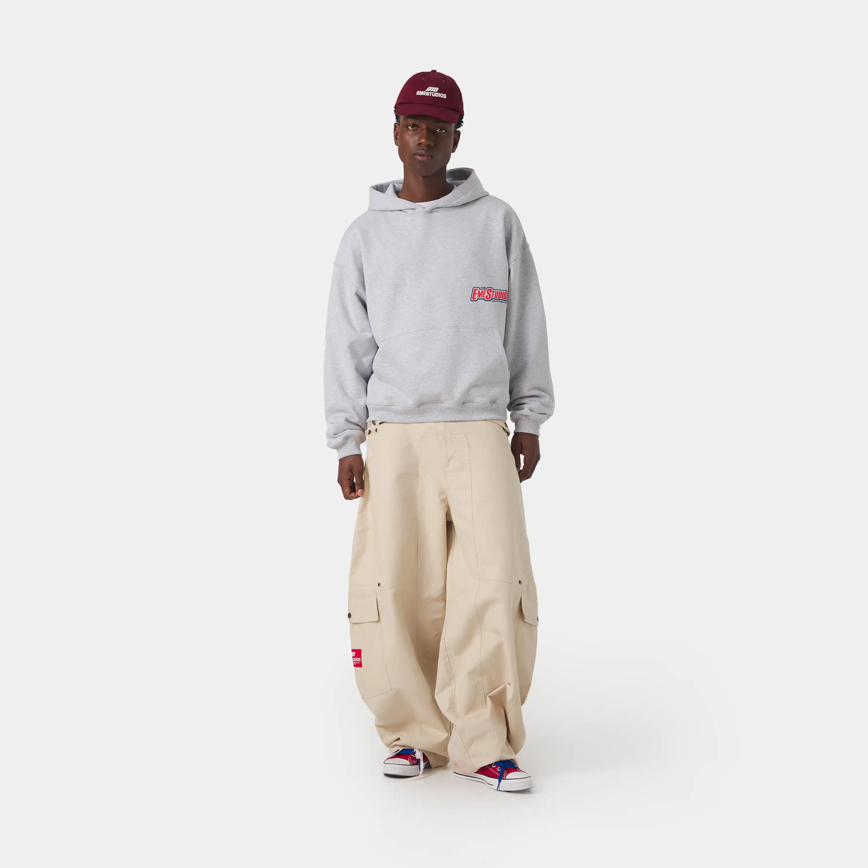 Shining Grey Oversized Hoodie