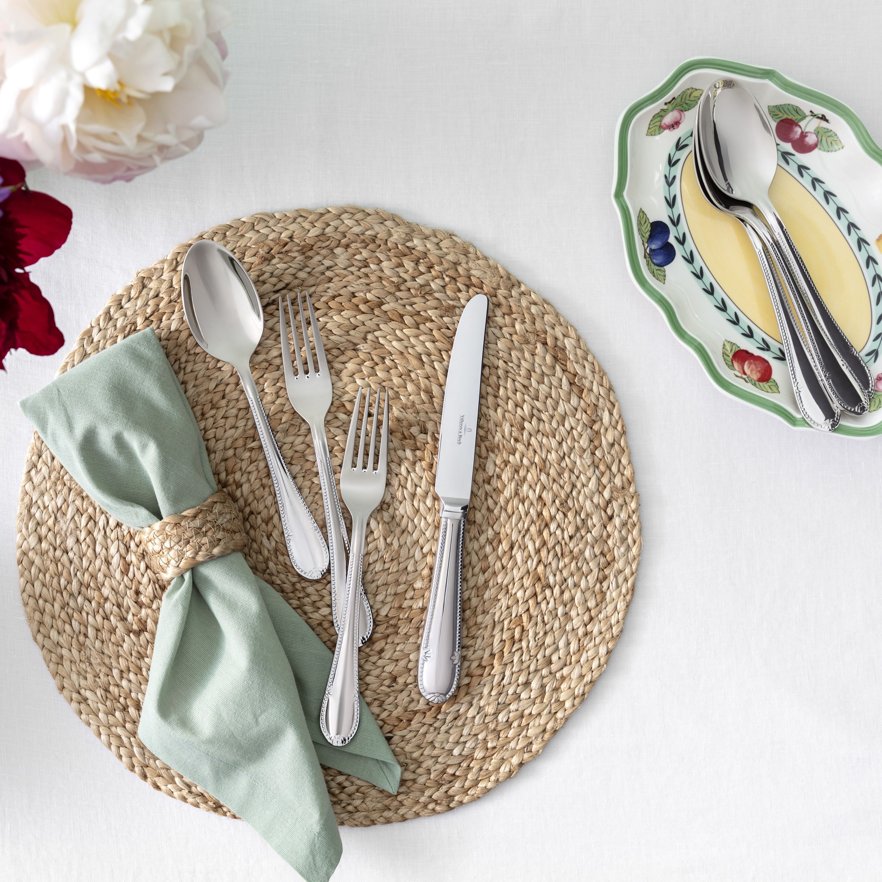 Mademoiselle 20-piece flatware set - stainless steel