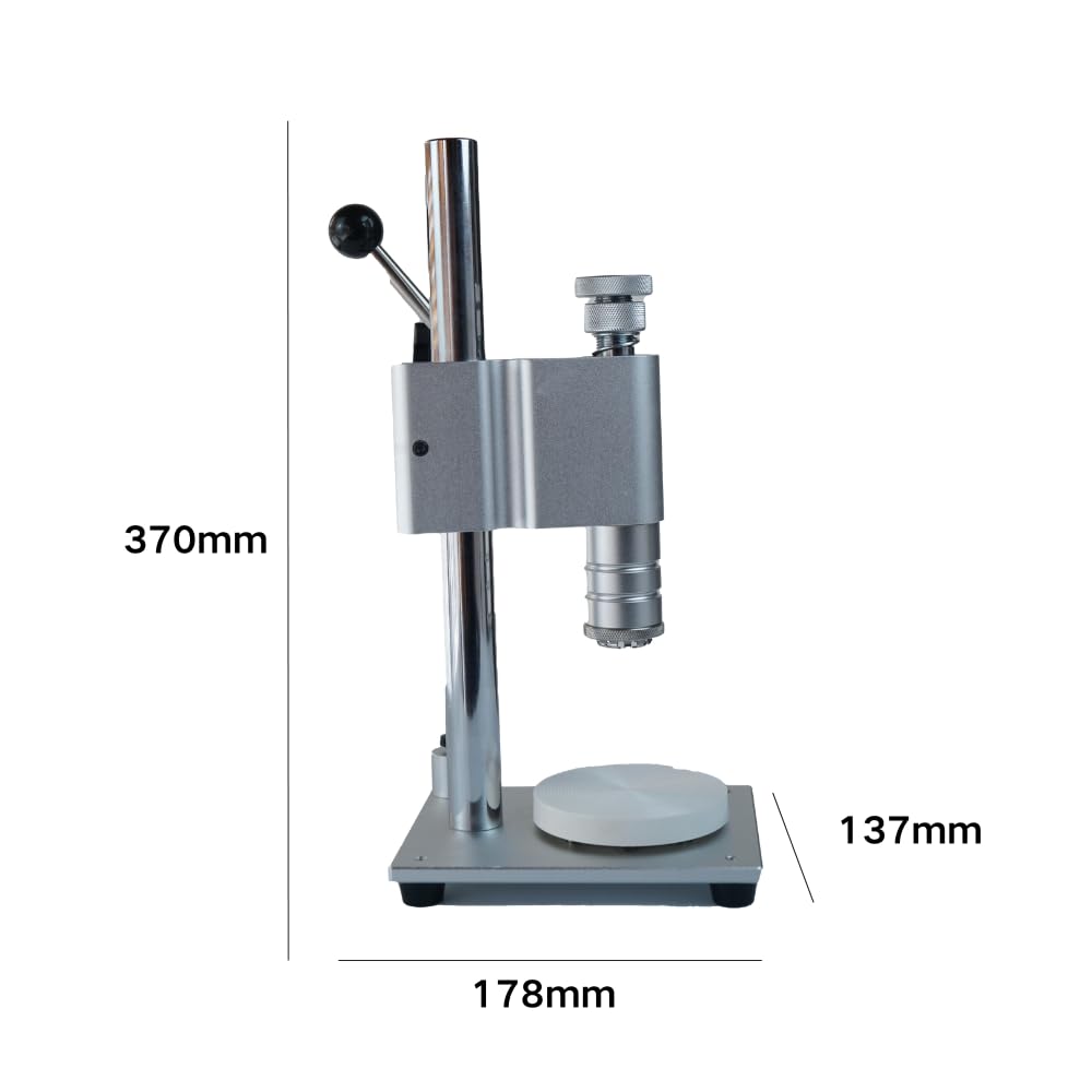 Manual Perfume Crimper Bottle Capping Machine, Aluminium Plastic Pump Handle Packing Essential Oil Bottle Tool Perfume Crimper Tool 13mm to 20mm (white 15mm)