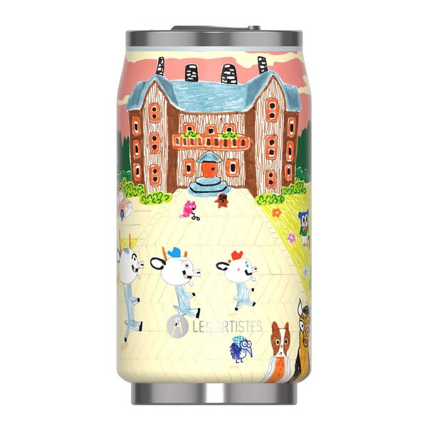 Bukkene Bruse termoflaske 28 cl back to school rosa
