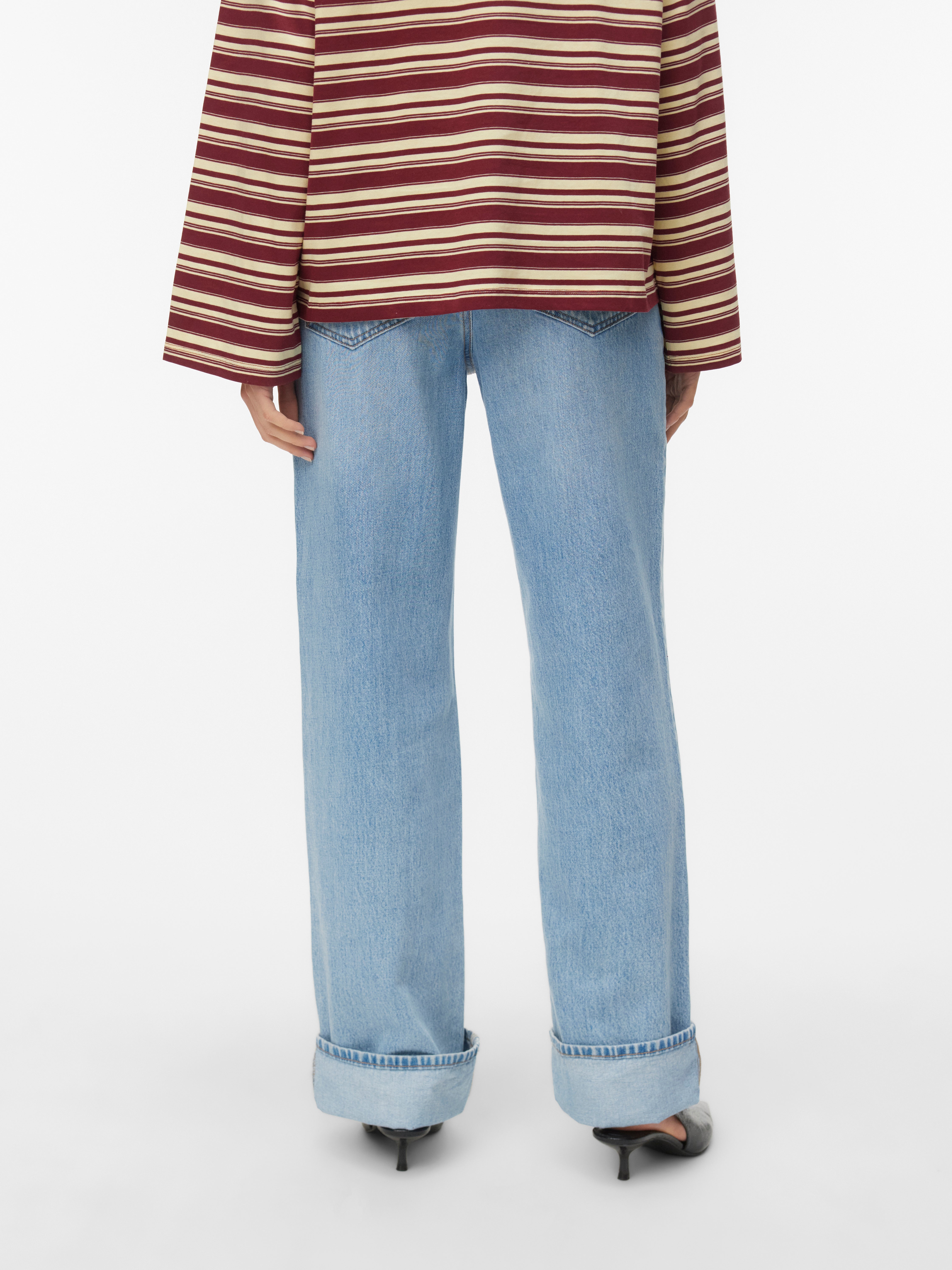 VERO MODA® AWRENA Mid rise Wide Leg Fit Jeans