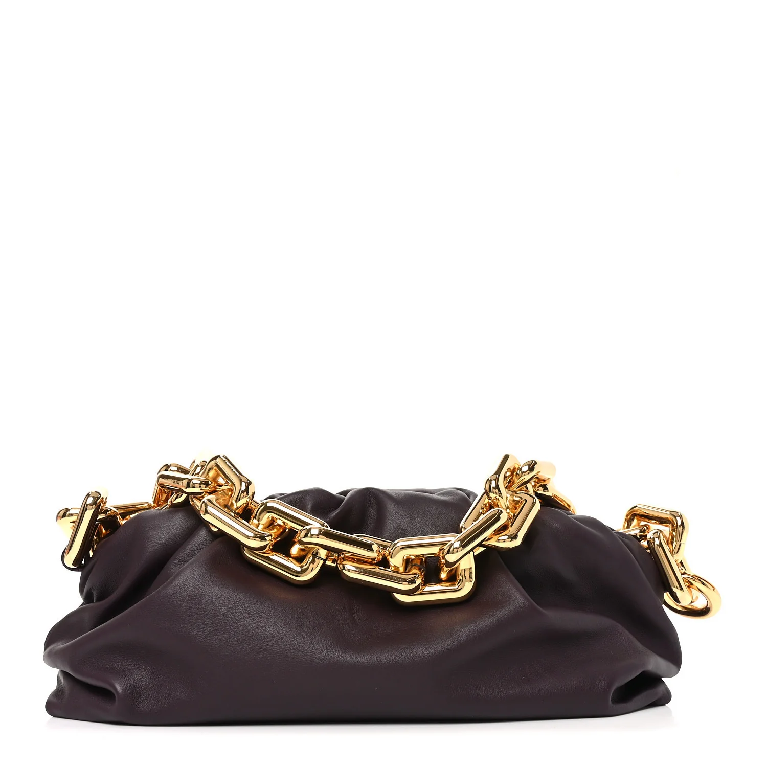 Calfskin The Pouch Chain Grape