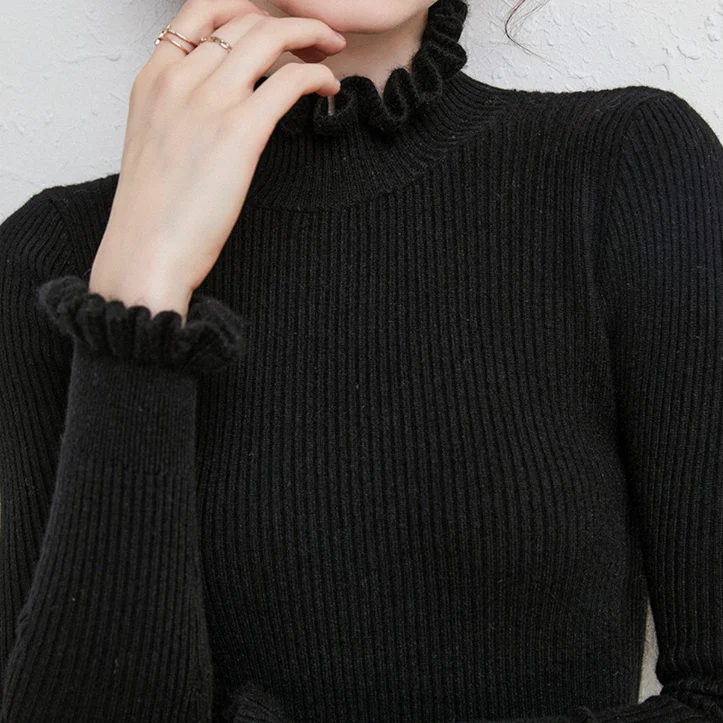 Alva – Pull à col roulé pour femmes